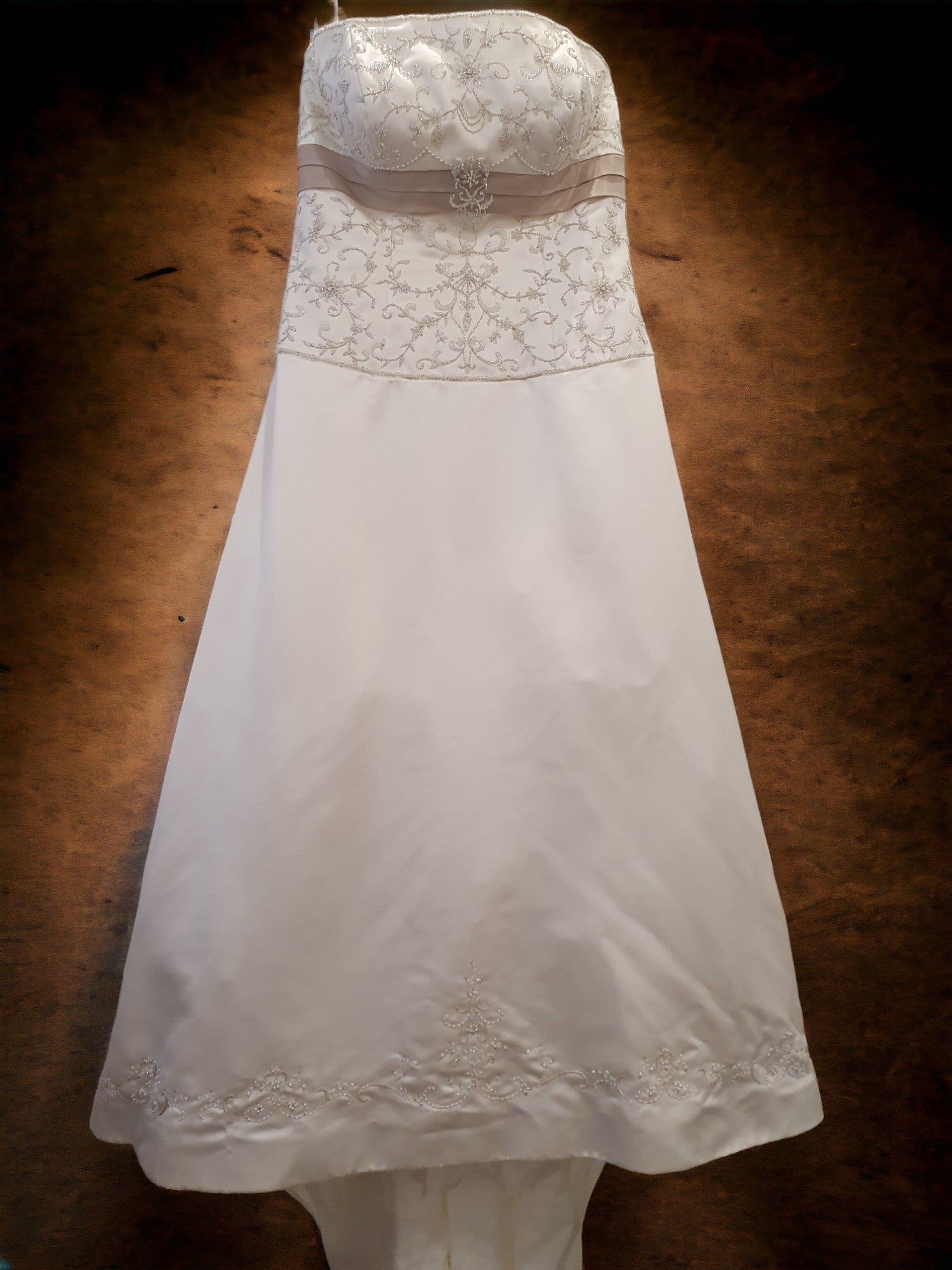 Essense of Australia Strapless Dress with Bow