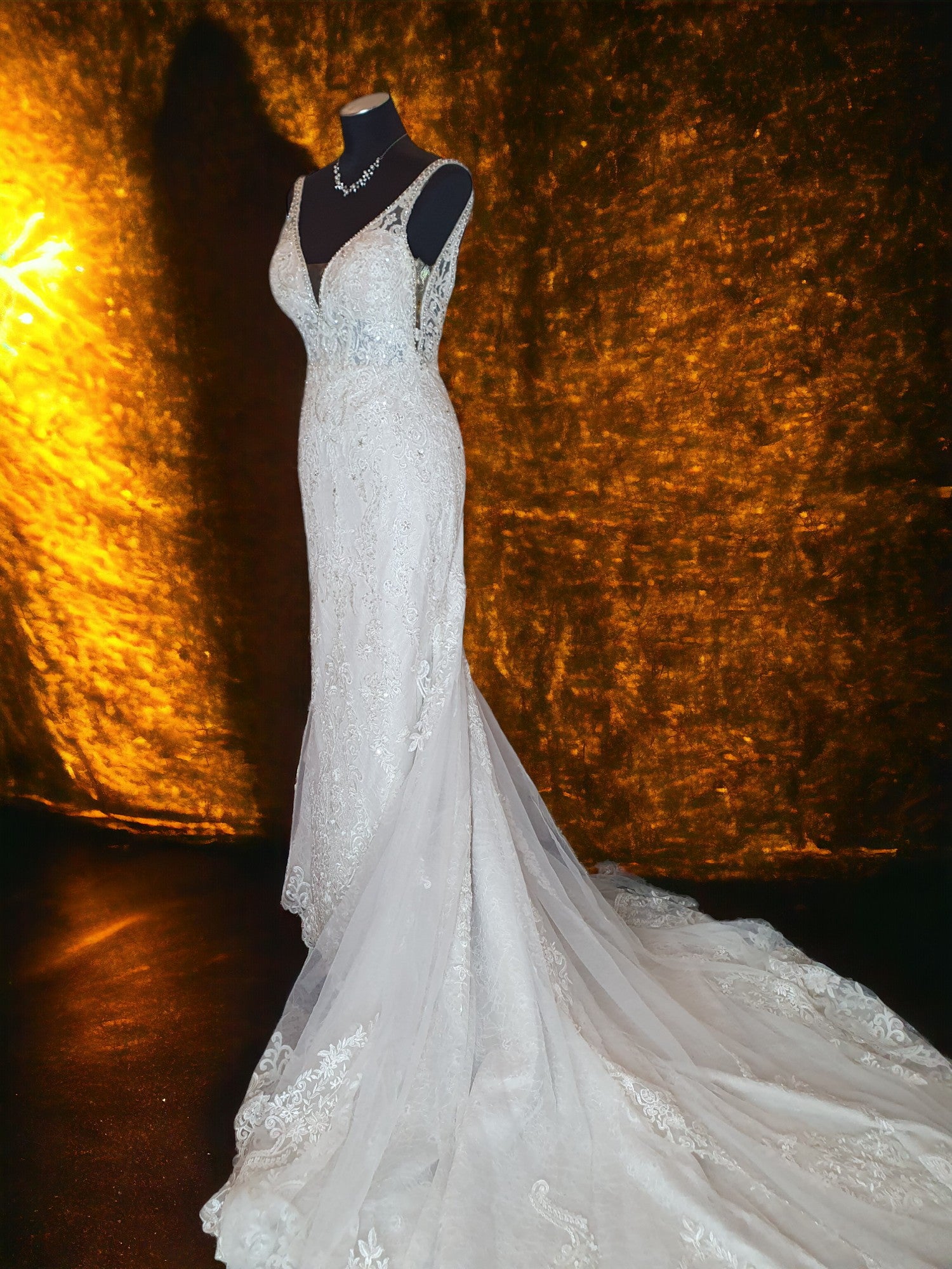 Martina Liana Beaded Gown