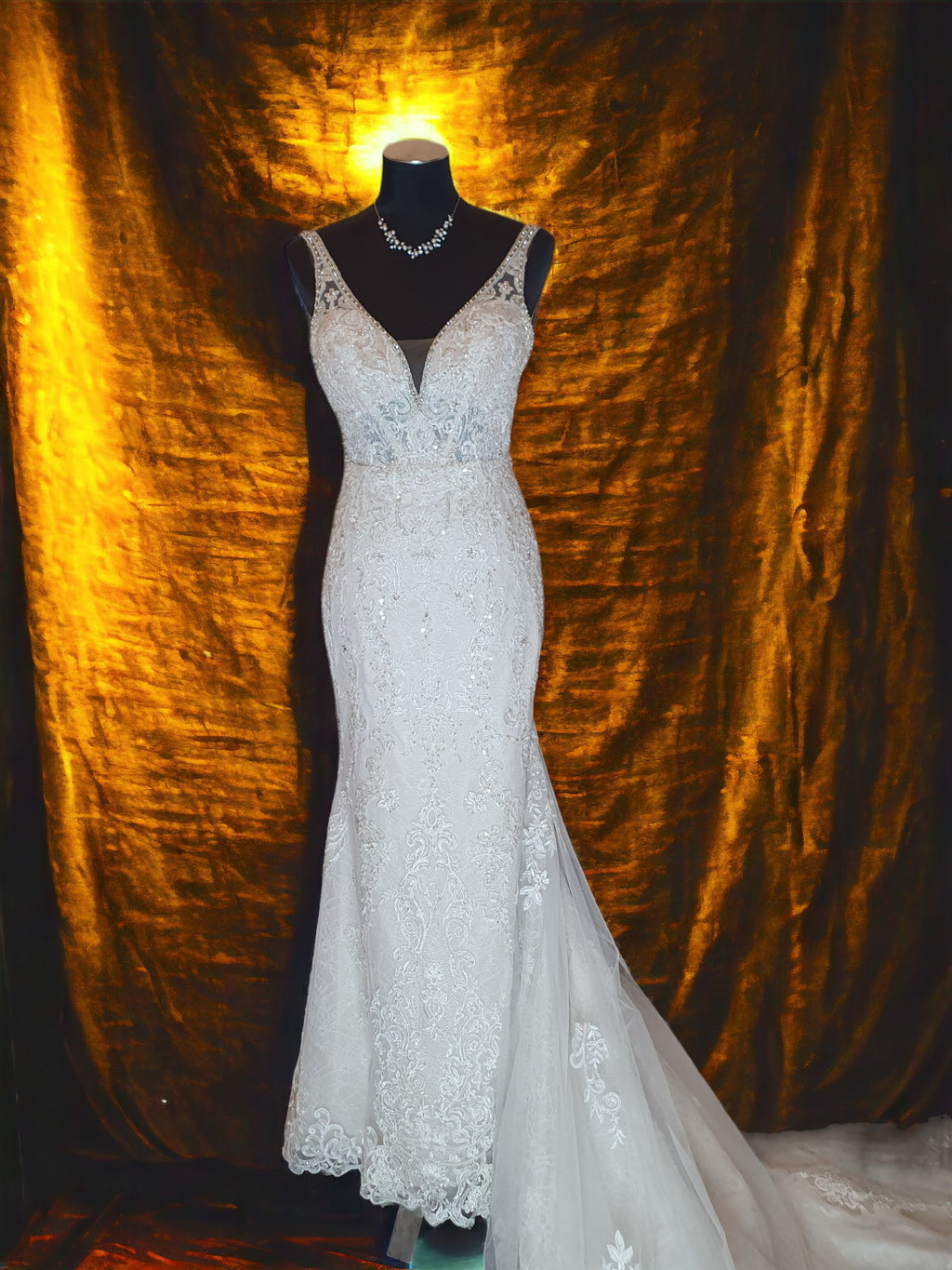 Martina Liana Beaded Gown