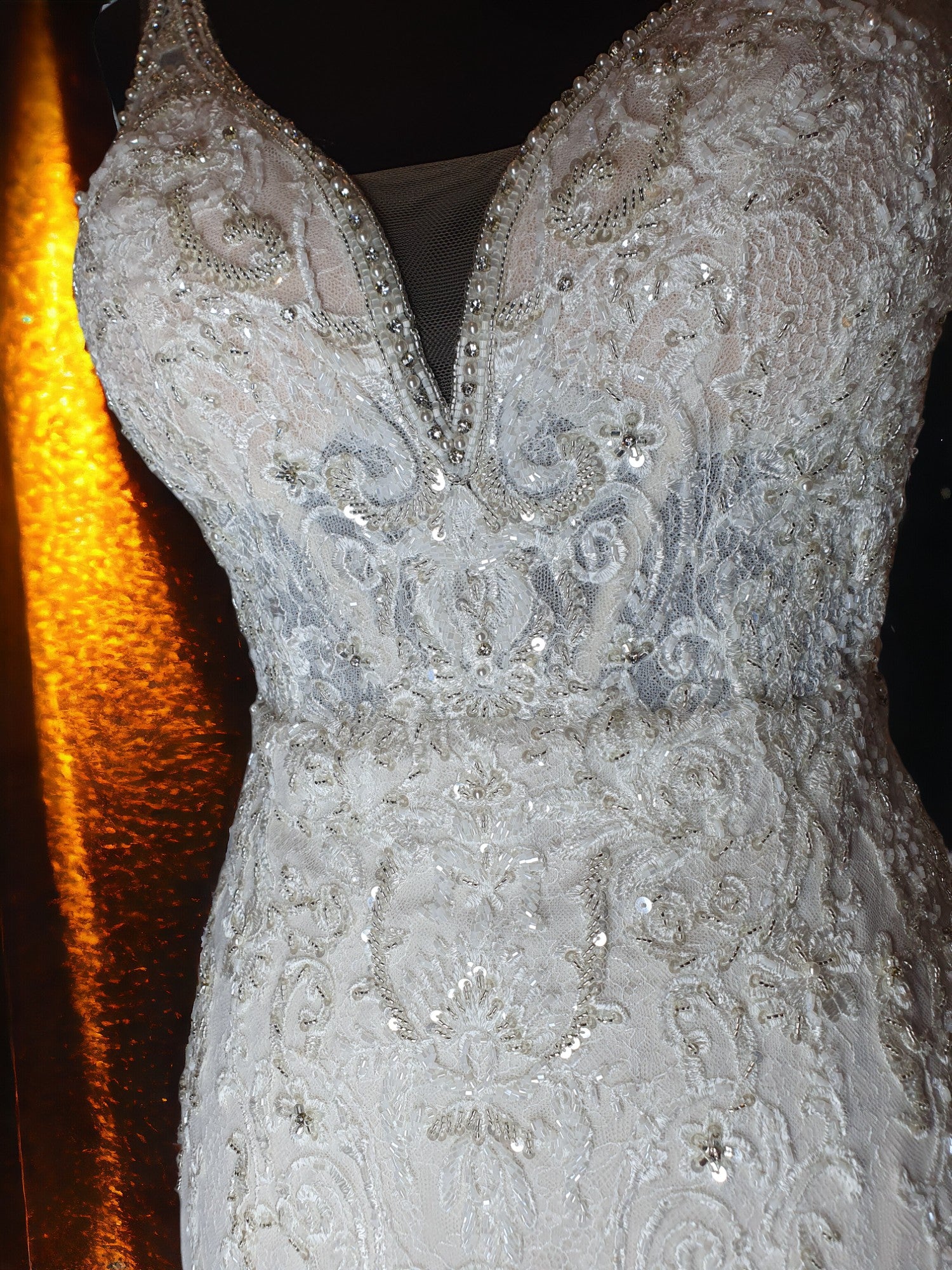 Martina Liana Beaded Gown