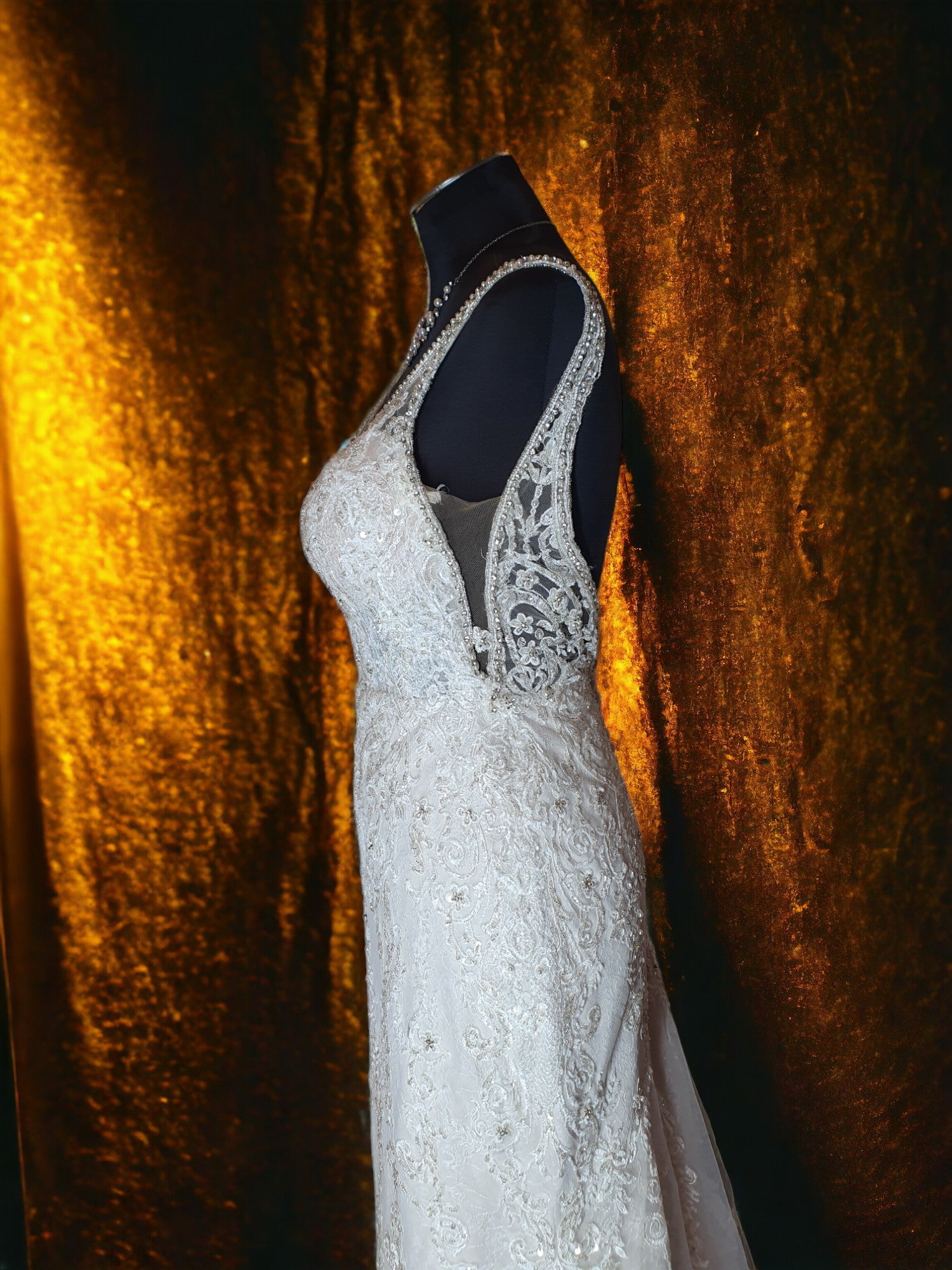 Martina Liana Beaded Gown