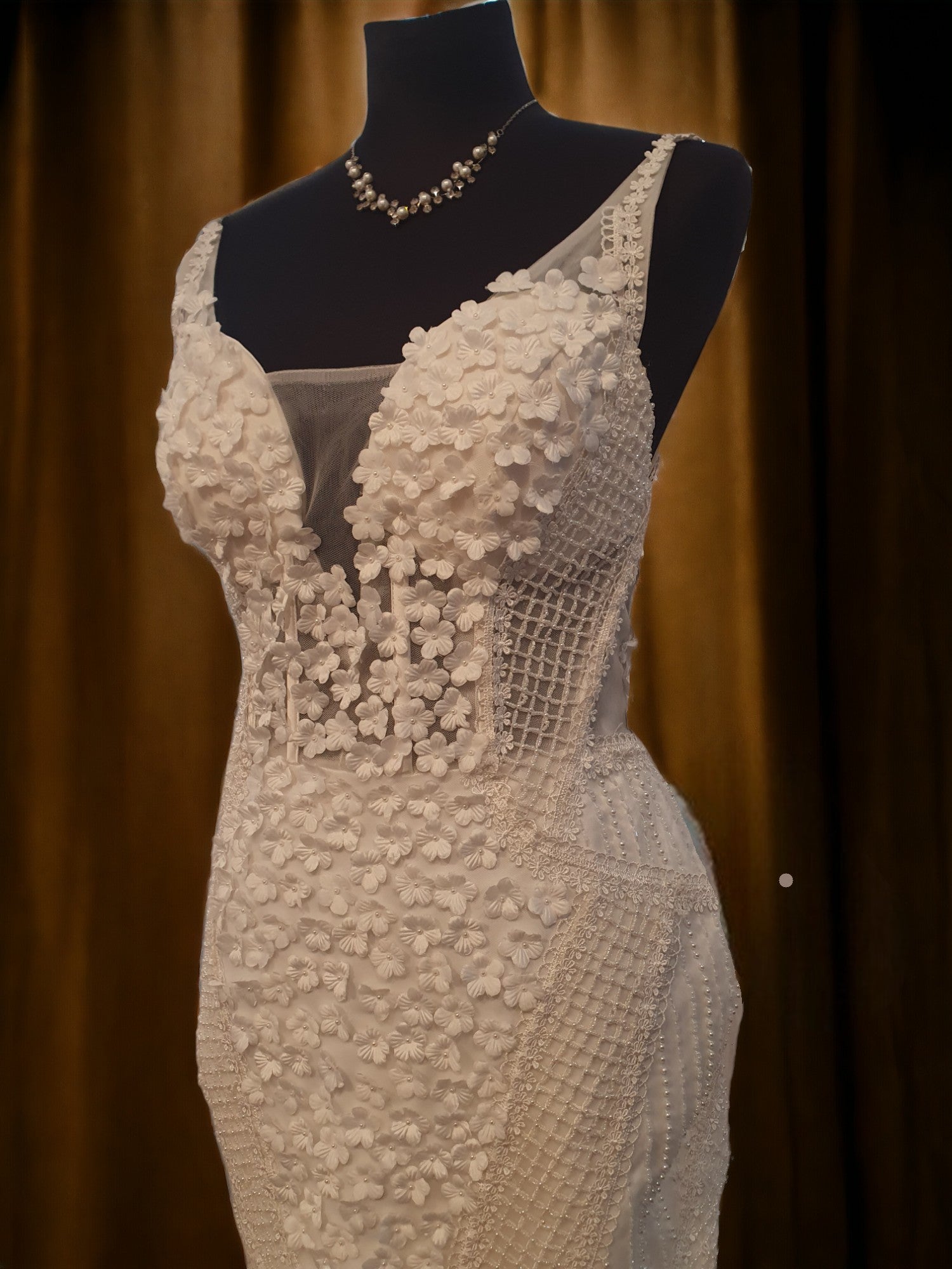 Mermaid and Floral Elegance Dress
