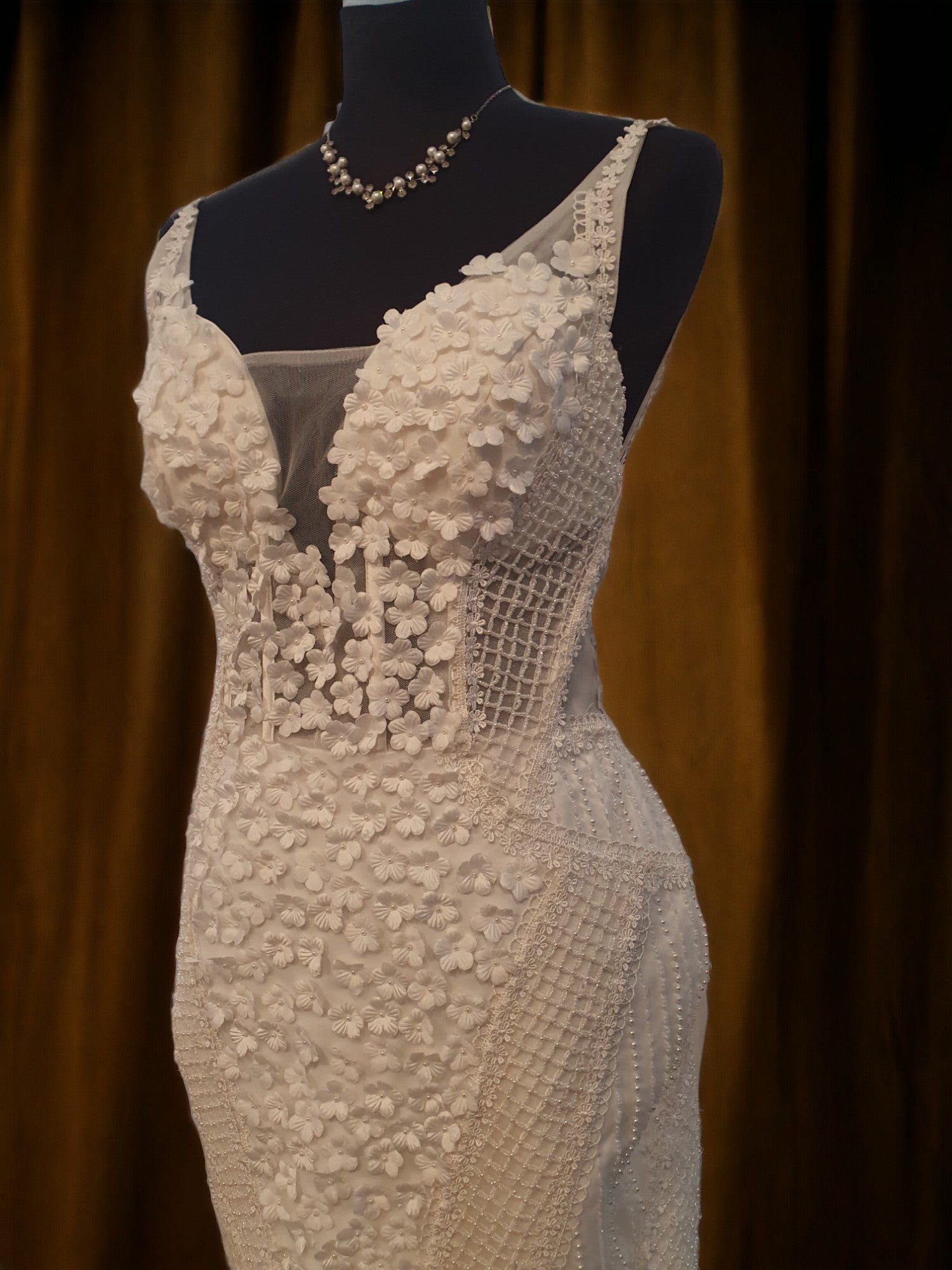 Mermaid and Floral Elegance Dress