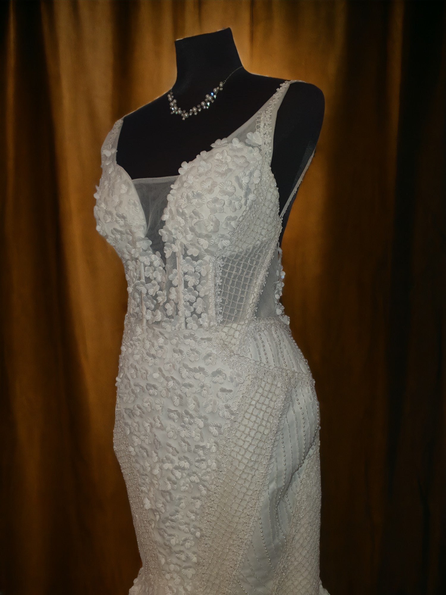 Mermaid and Floral Elegance Dress