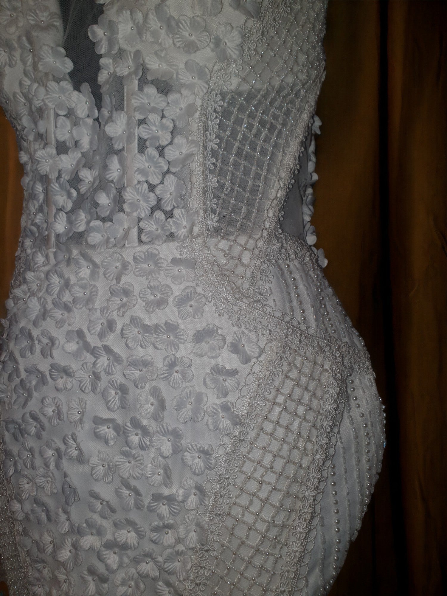 Mermaid and Floral Elegance Dress