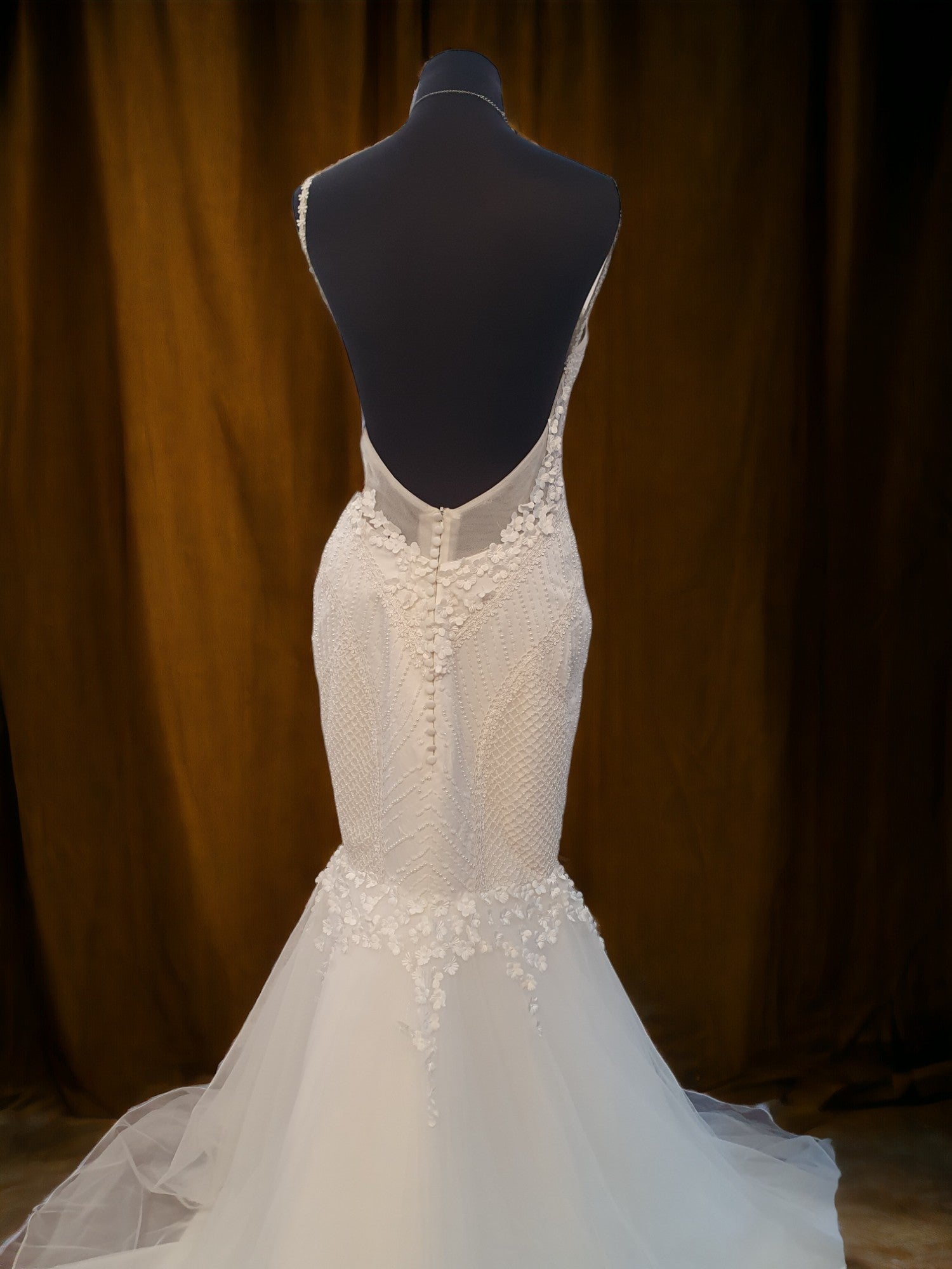 Mermaid and Floral Elegance Dress