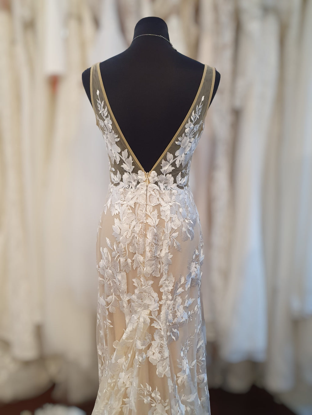Made With Love Champagne & Lace Gown