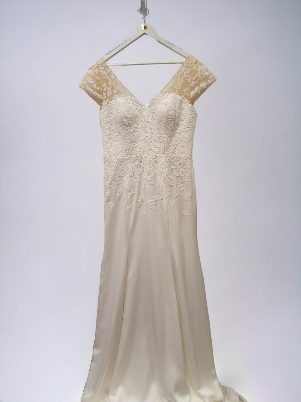 Cap Sleeve A-Line Gown