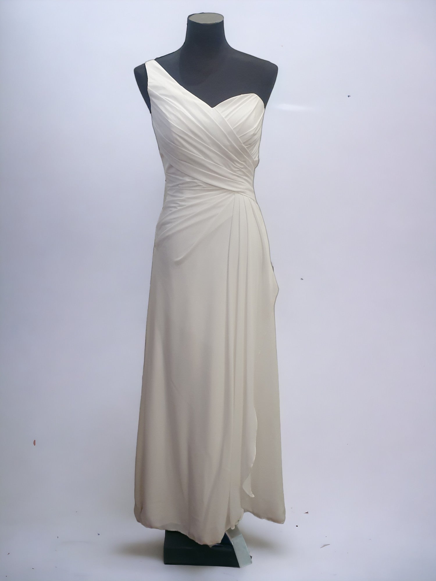 Grecian Inspired One Shoulder Gown