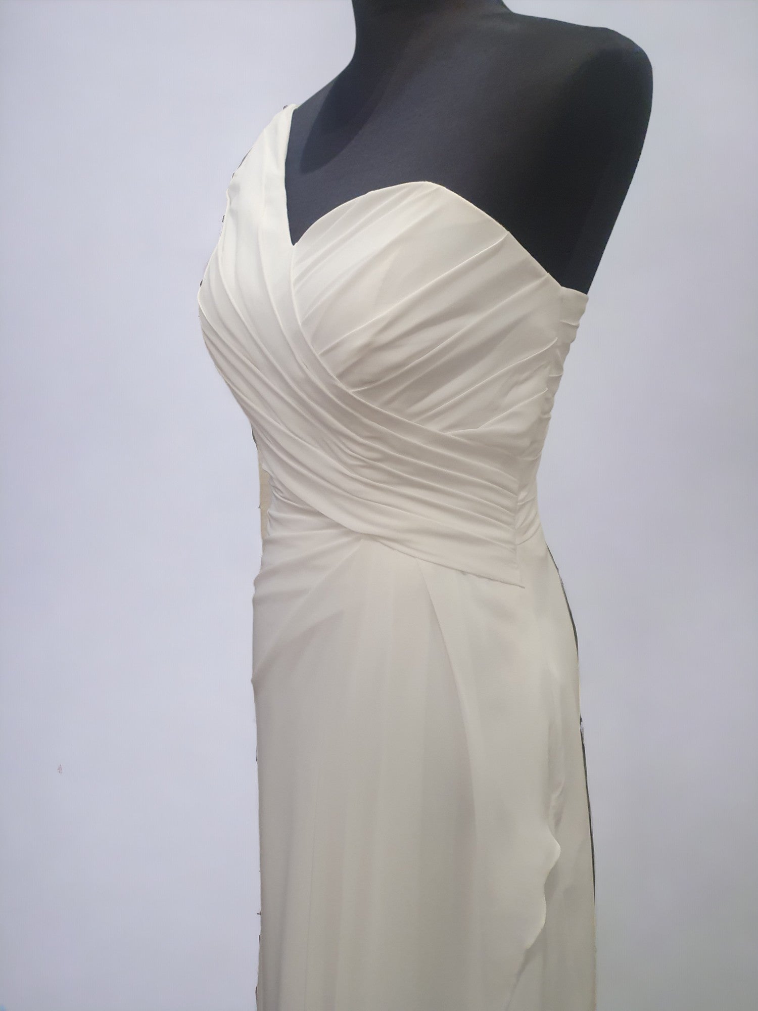 Grecian Inspired One Shoulder Gown