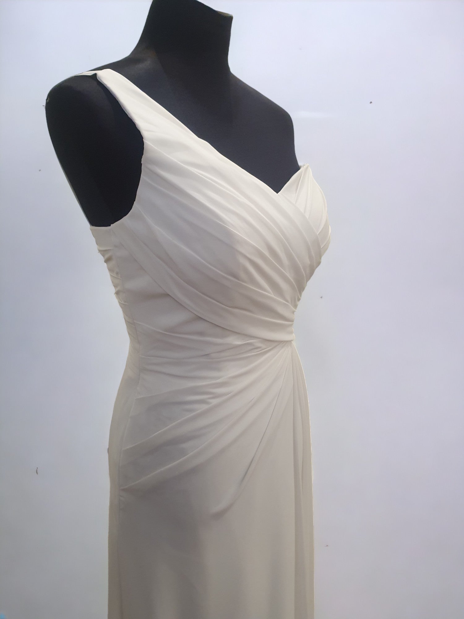 Grecian Inspired One Shoulder Gown