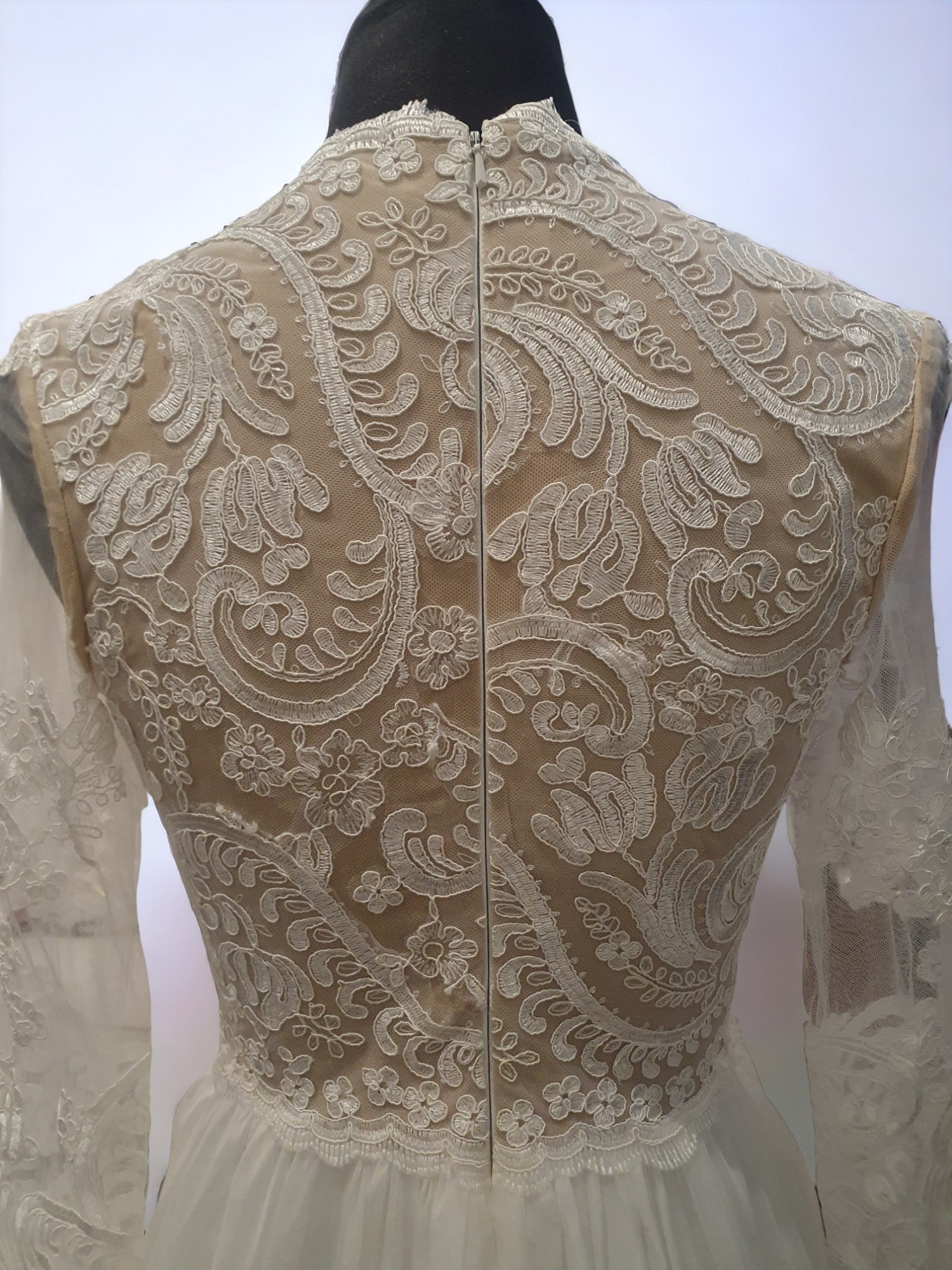 Long Sleeve A-Line Gown