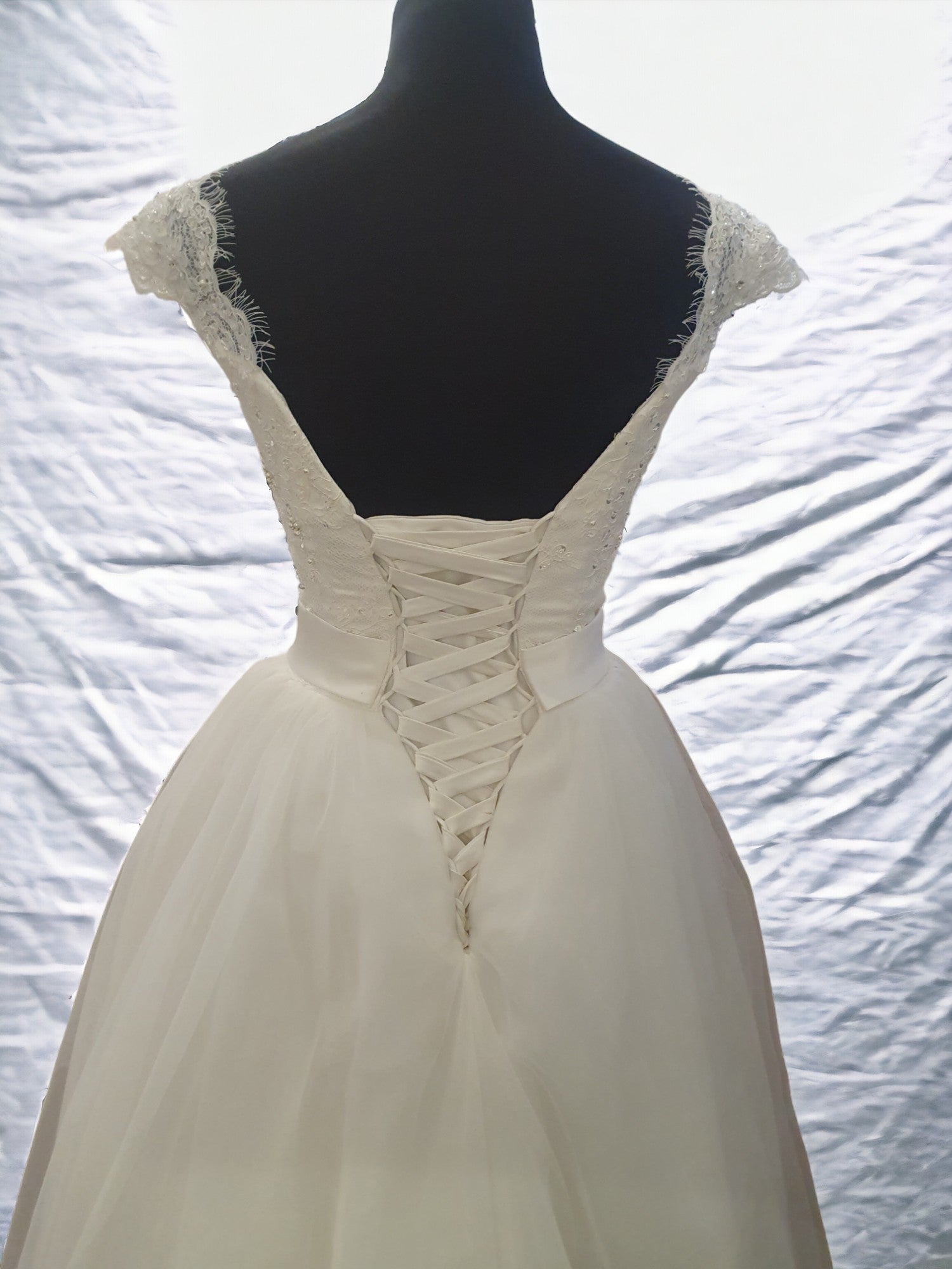 Ballgown with Cap Sleeves