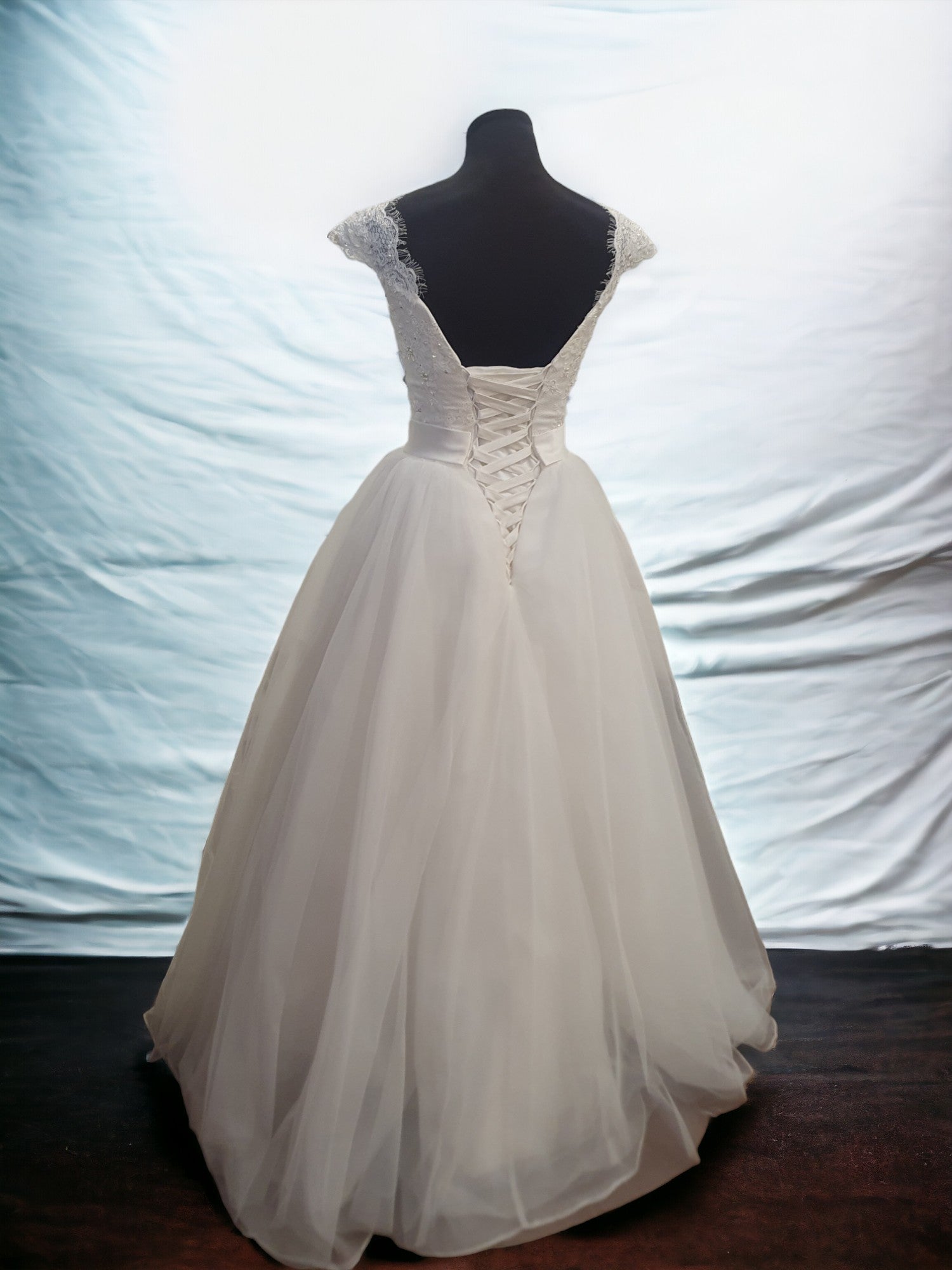 Ballgown with Cap Sleeves