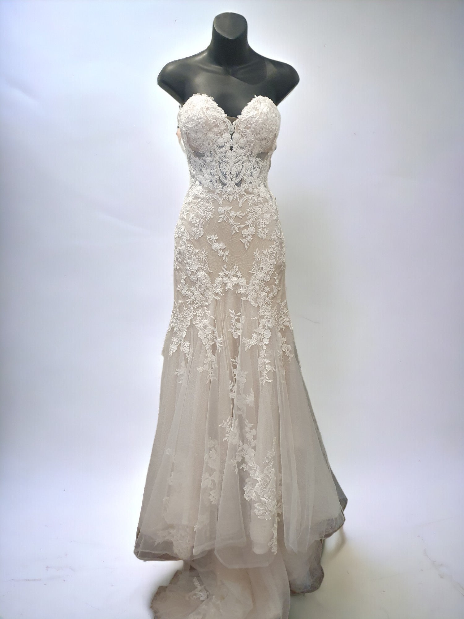 Essense of Australia Strapless Fit and Flare Gown