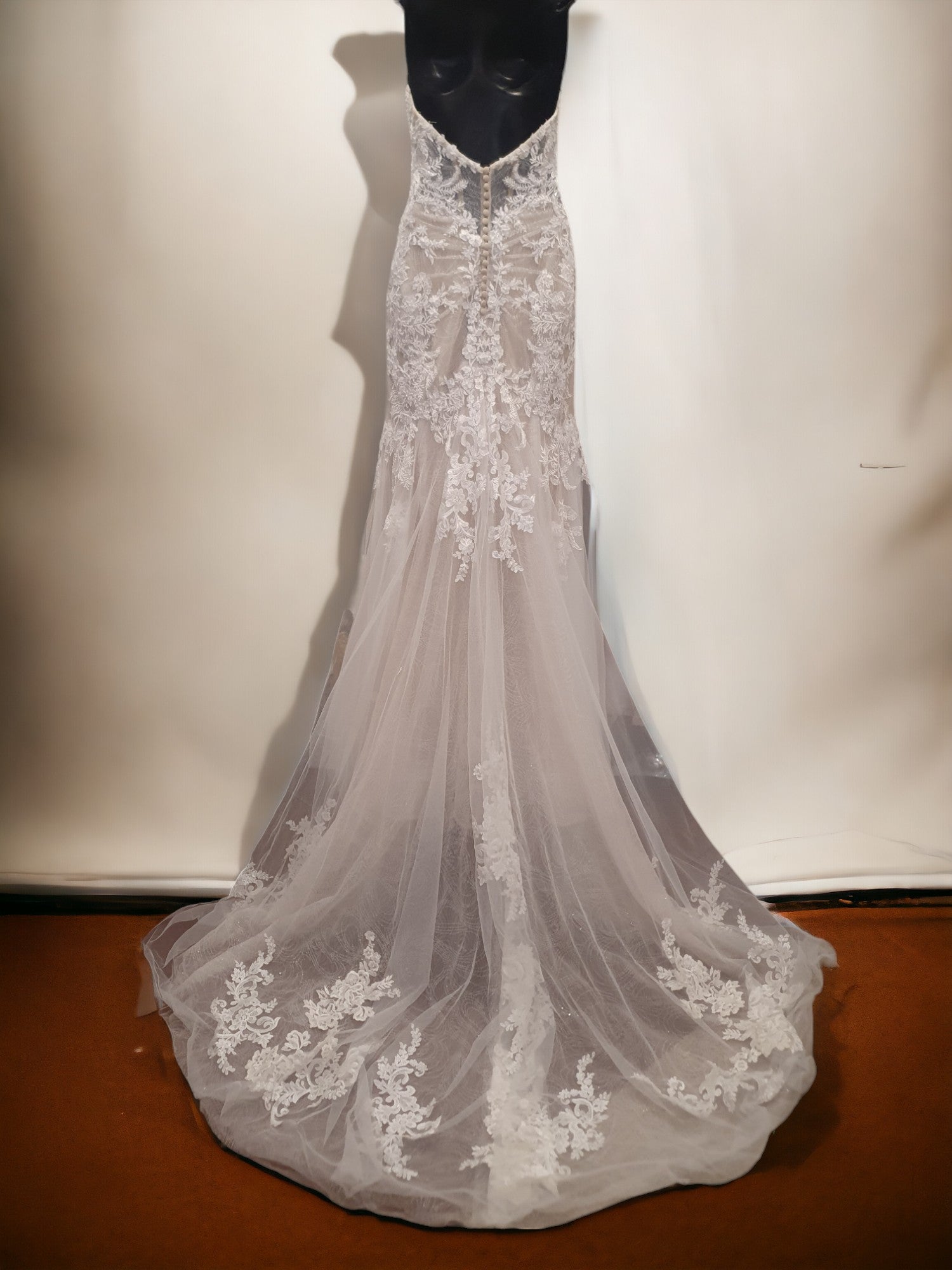 Essense of Australia Strapless Fit and Flare Gown