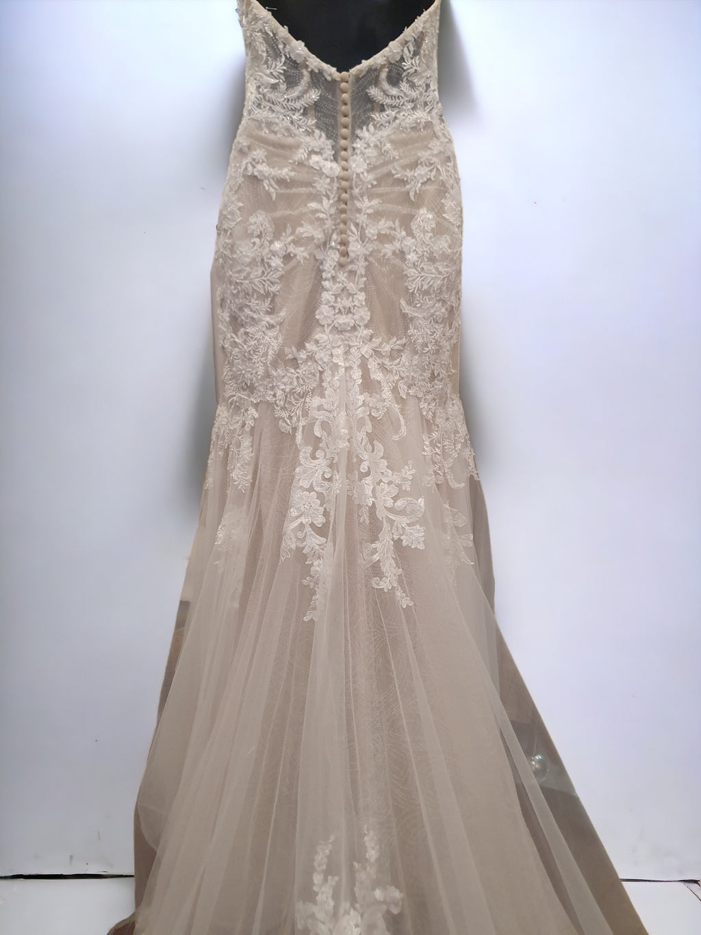 Essense of Australia Strapless Fit and Flare Gown