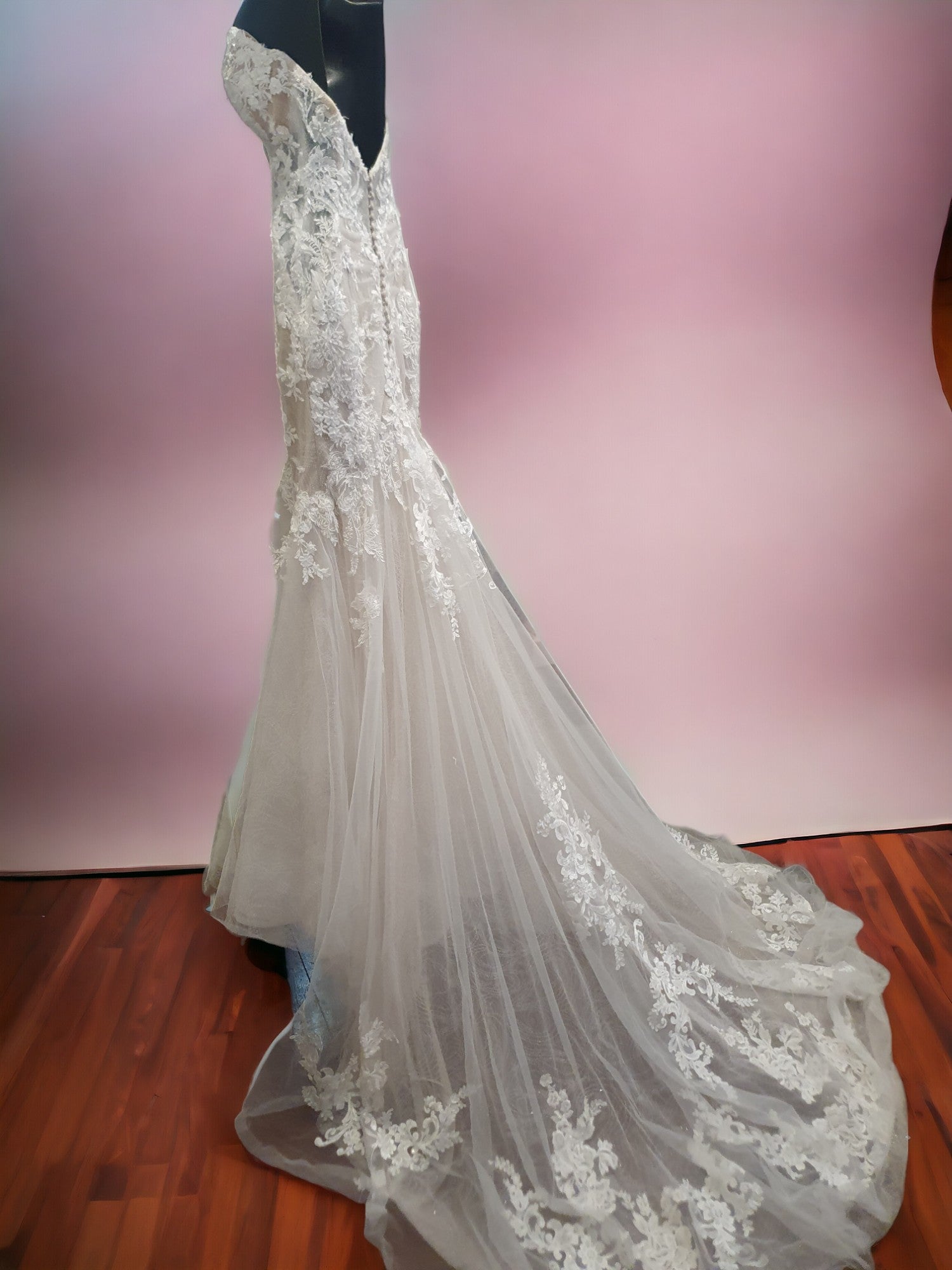 Essense of Australia Strapless Fit and Flare Gown