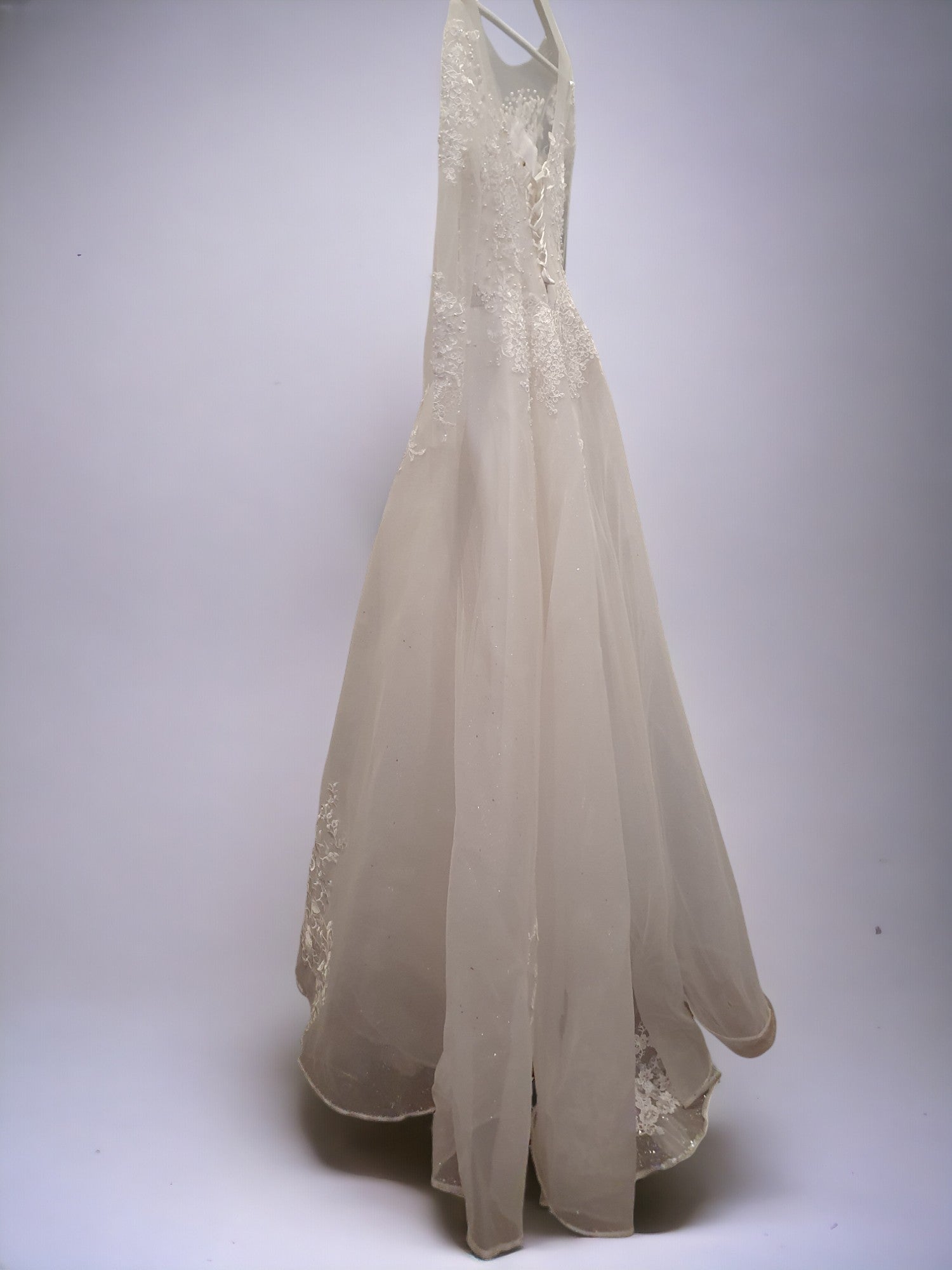 Sparkling Long Sleeve Princess Gown