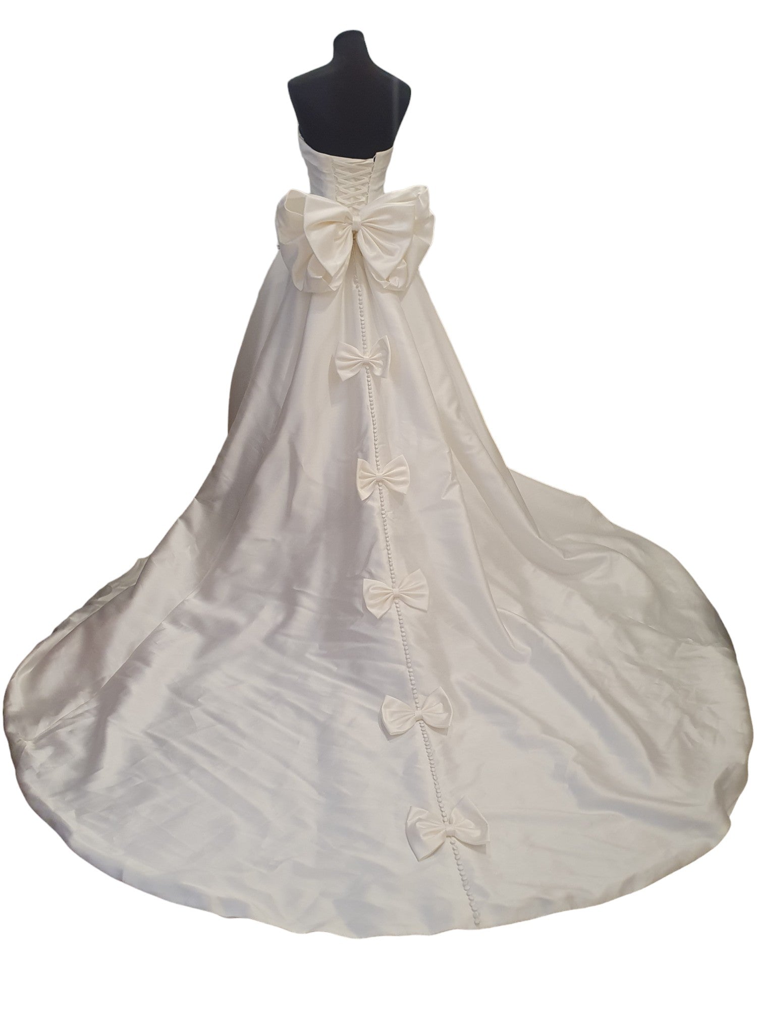 Sherny Strapless Ballgown with Bows