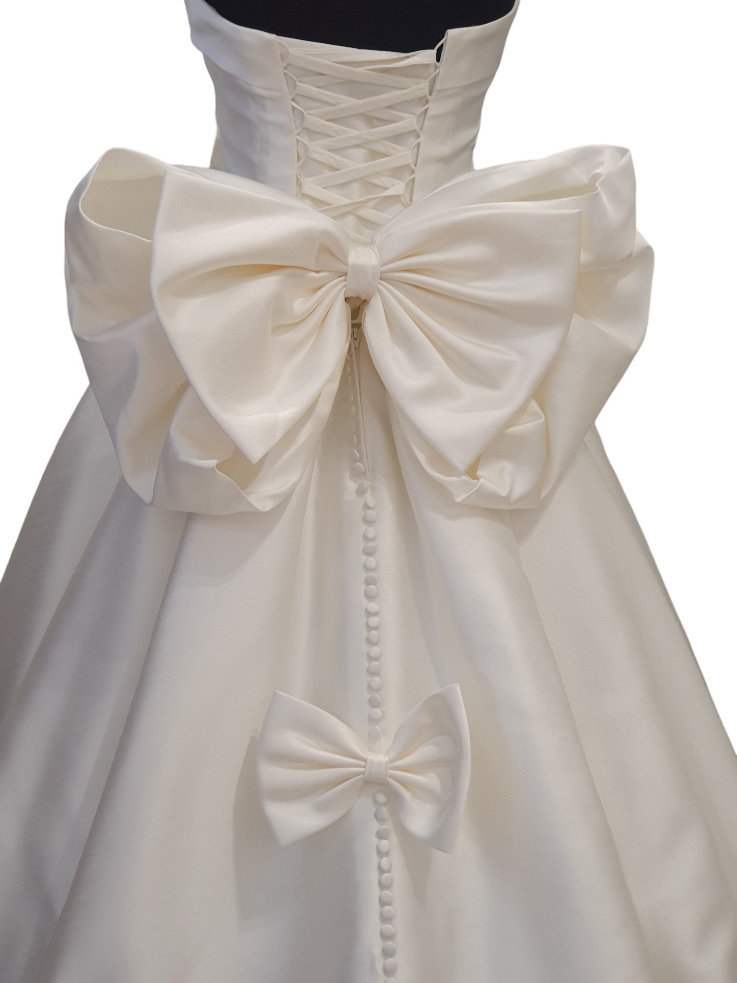 Sherny Strapless Ballgown with Bows