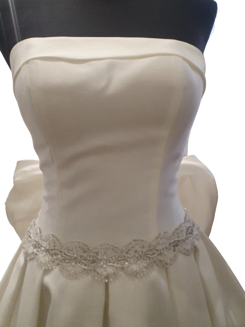Sherny Strapless Ballgown with Bows
