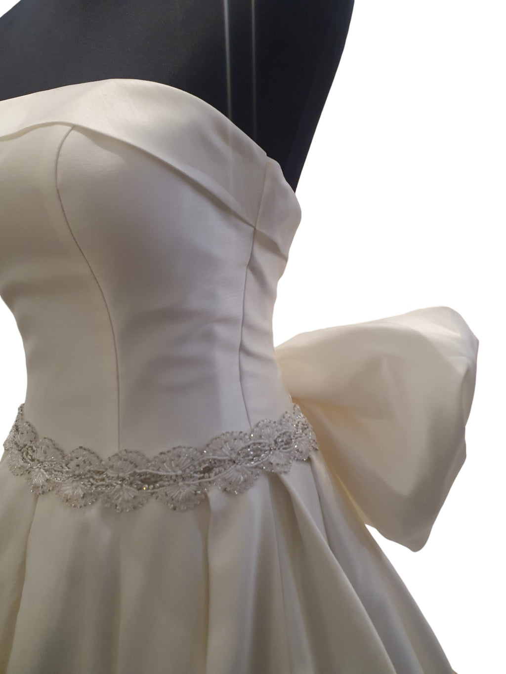 Sherny Strapless Ballgown with Bows