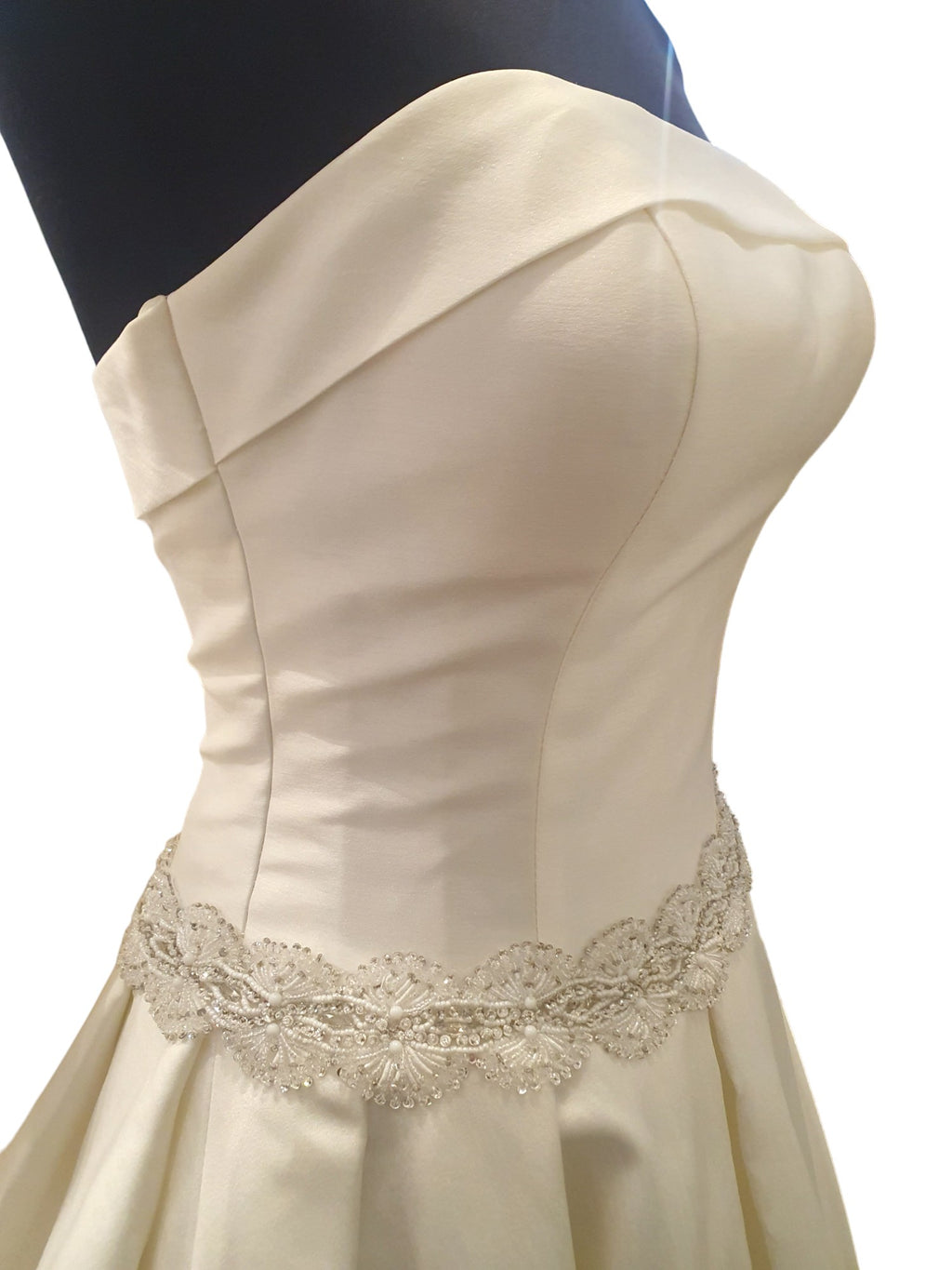 Sherny Strapless Ballgown with Bows