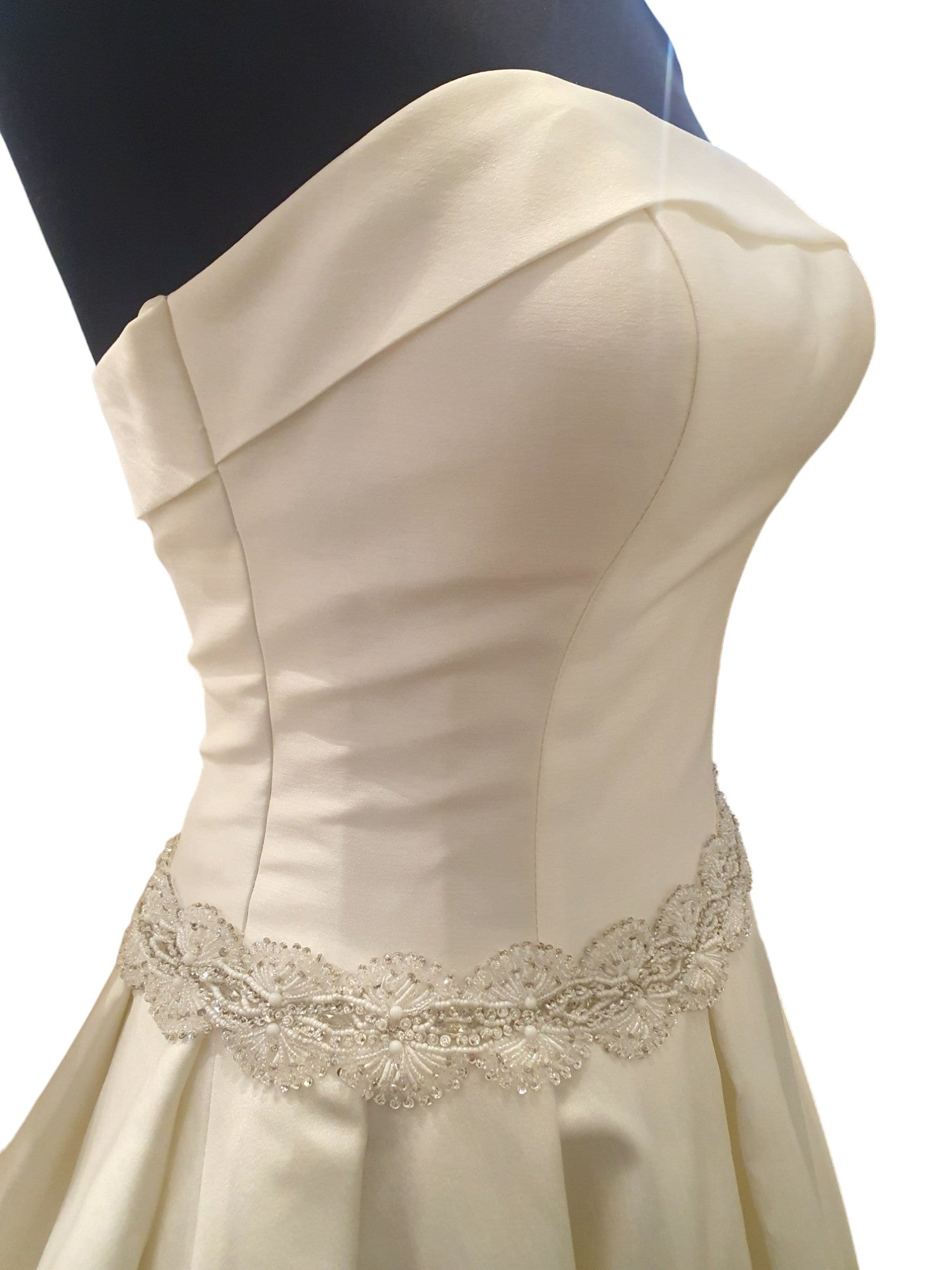 Sherny Strapless Ballgown with Bows