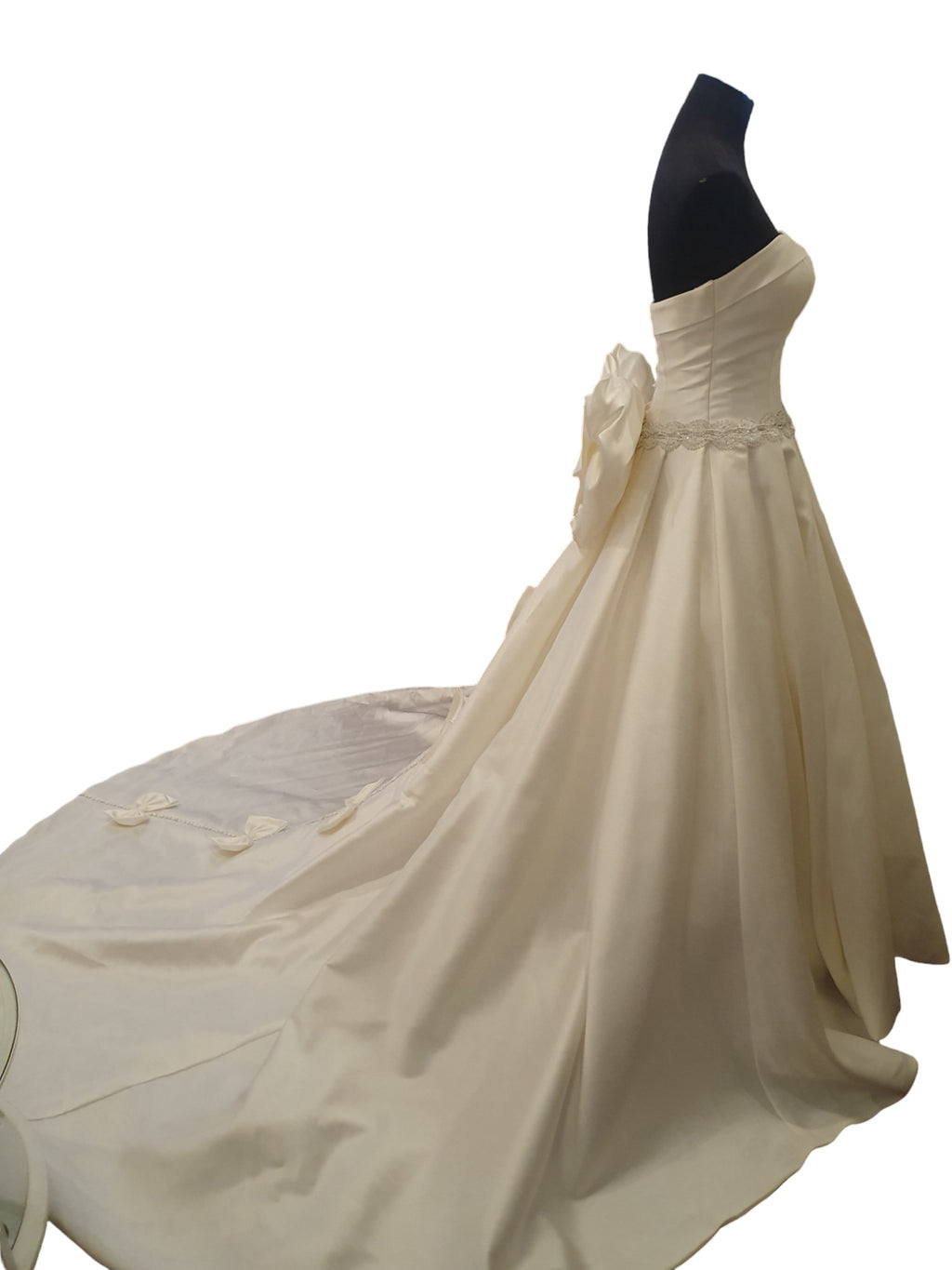 Sherny Strapless Ballgown with Bows