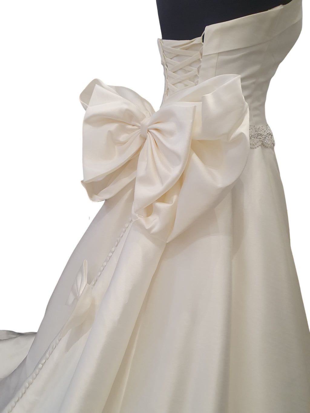 Sherny Strapless Ballgown with Bows