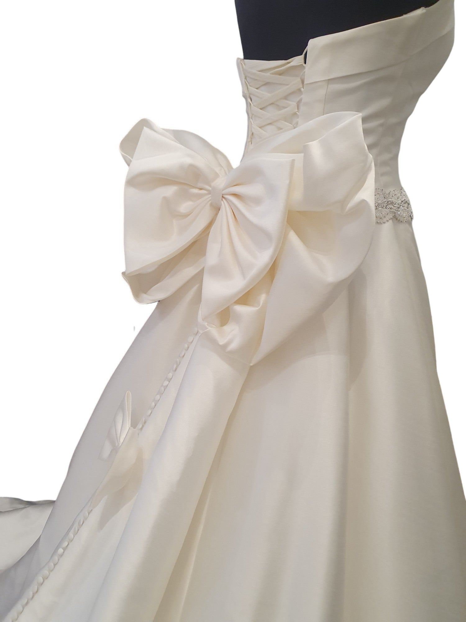 Sherny Strapless Ballgown with Bows
