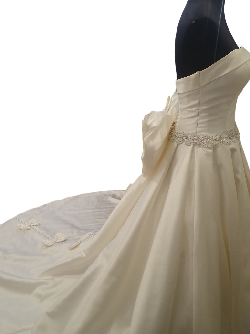 Sherny Strapless Ballgown with Bows
