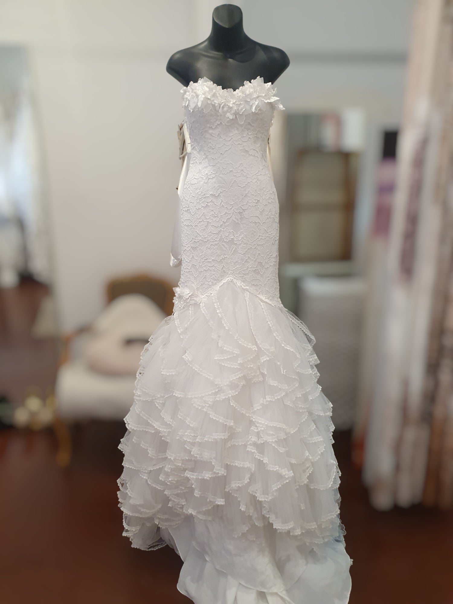 Pronovias Strapless Gown