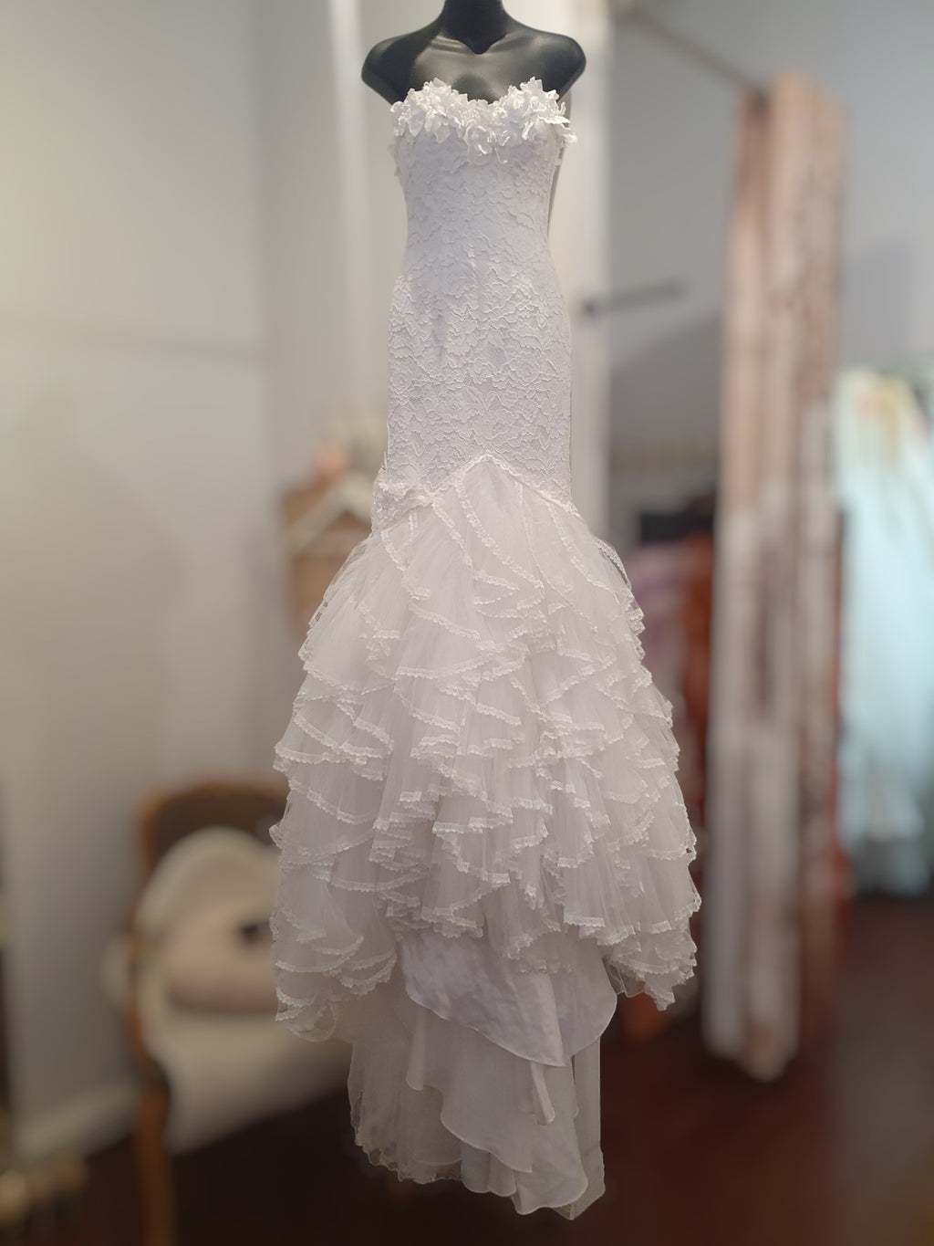 Pronovias Strapless Gown