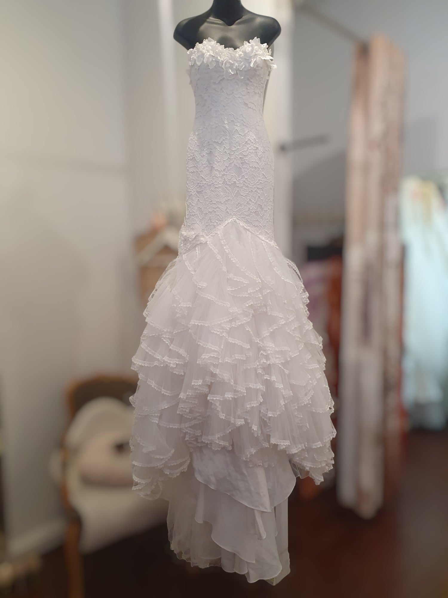 Pronovias Strapless Gown