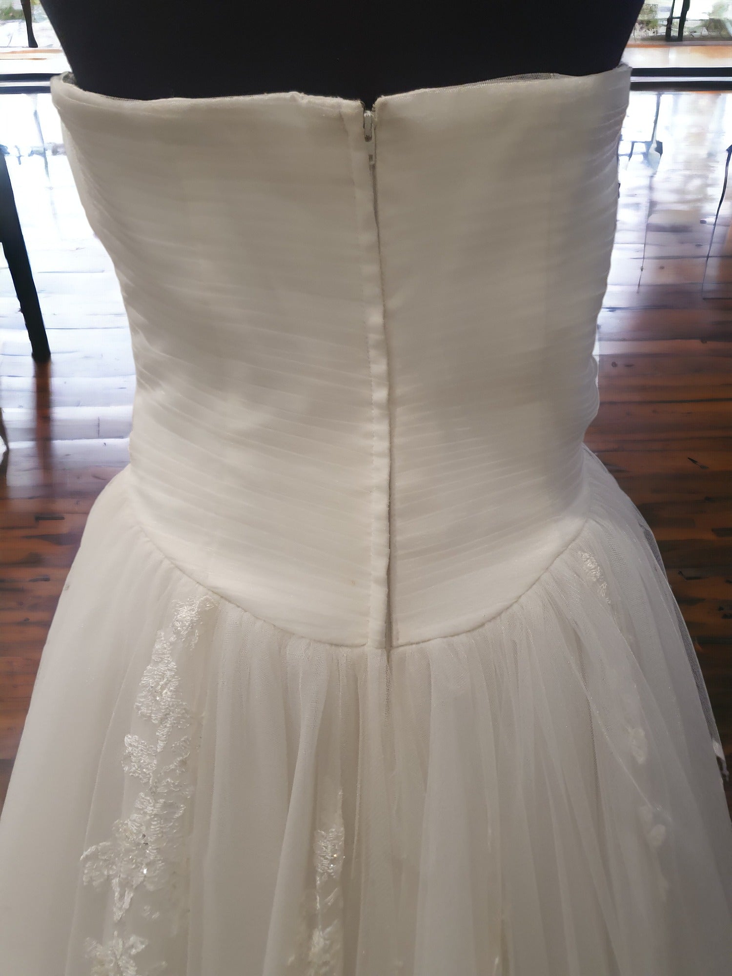Blue Cherry Sweetheart A-Line