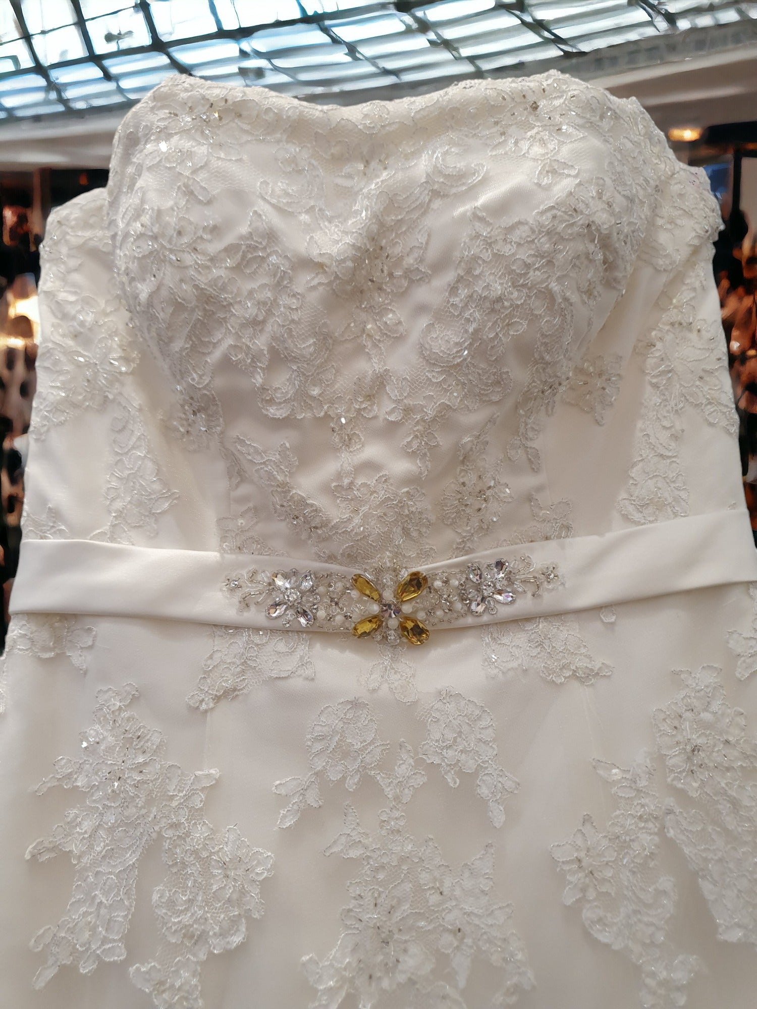 Nicolina Strapless A-Line Gown