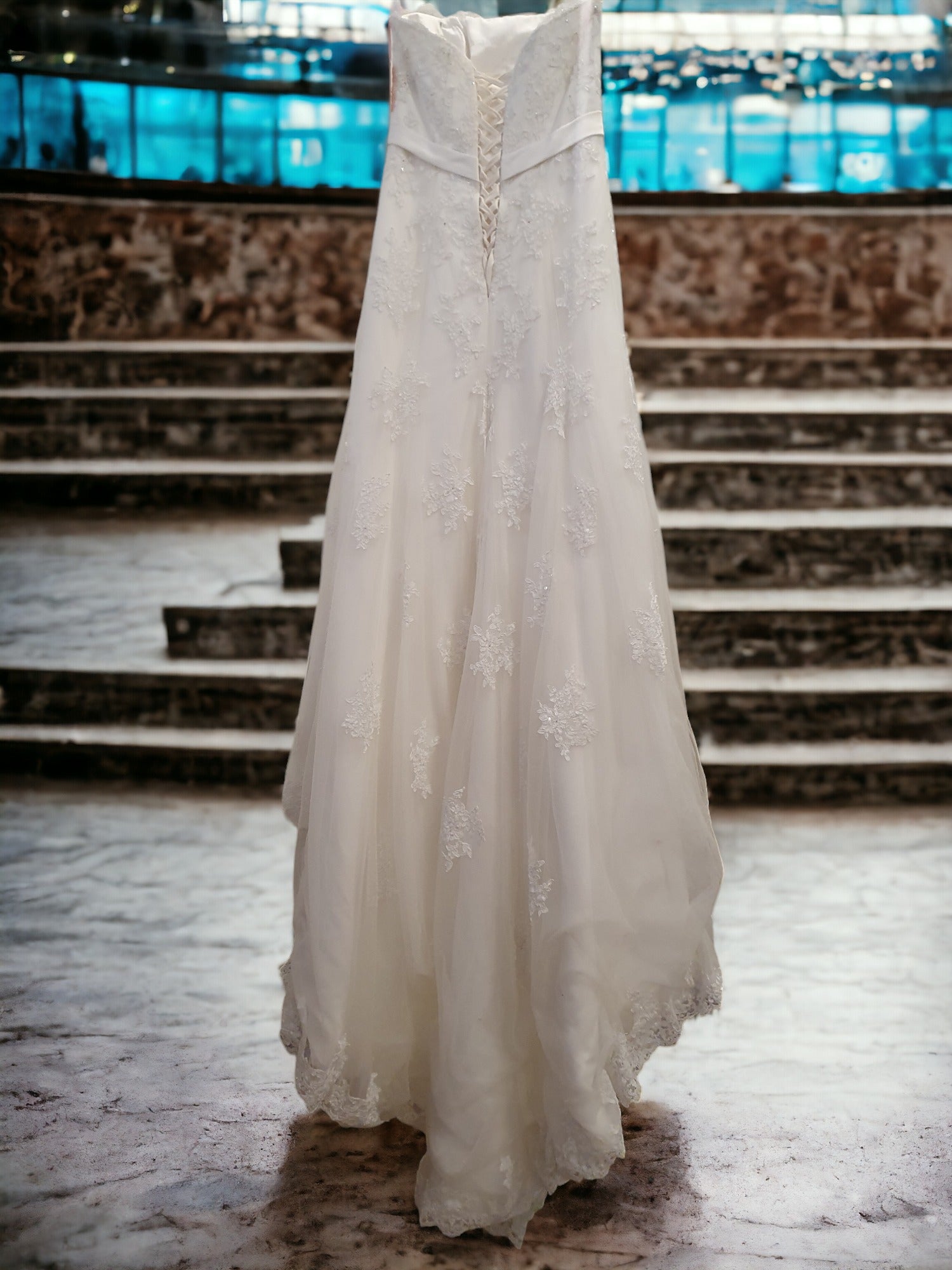 Nicolina Strapless A-Line Gown