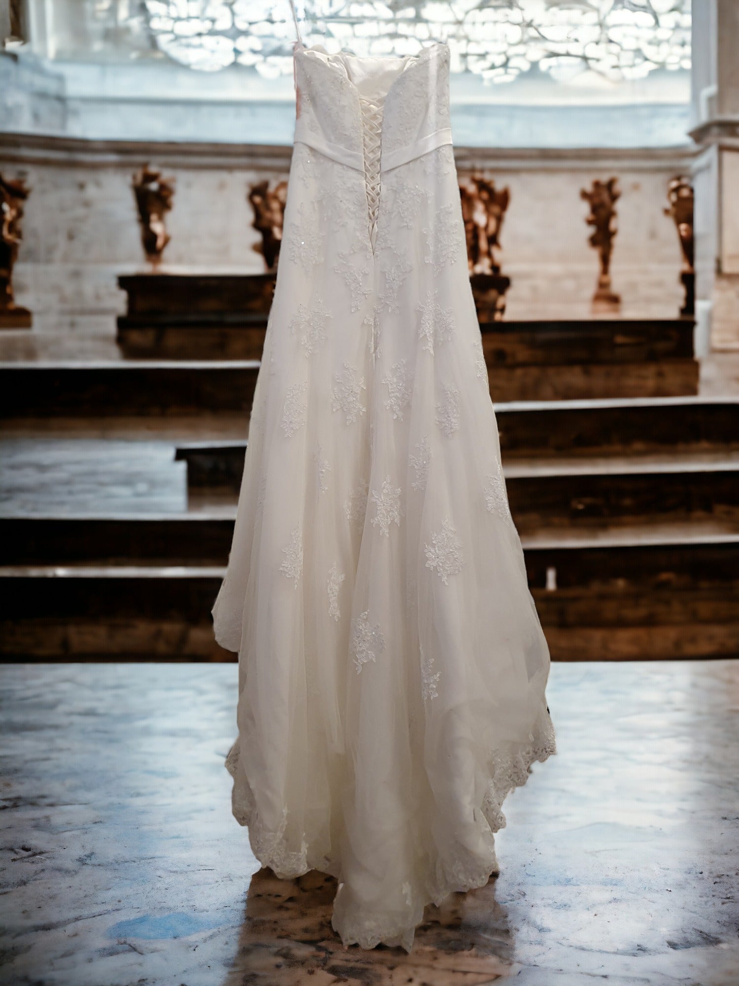 Nicolina Strapless A-Line Gown