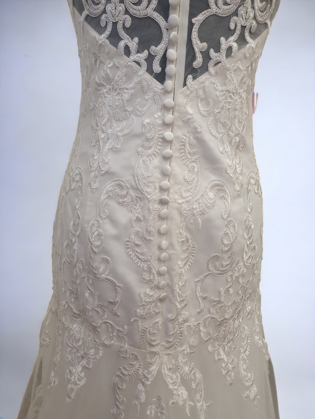Mingda's Dress Long Sleeve Lace Fit & Flare Gown