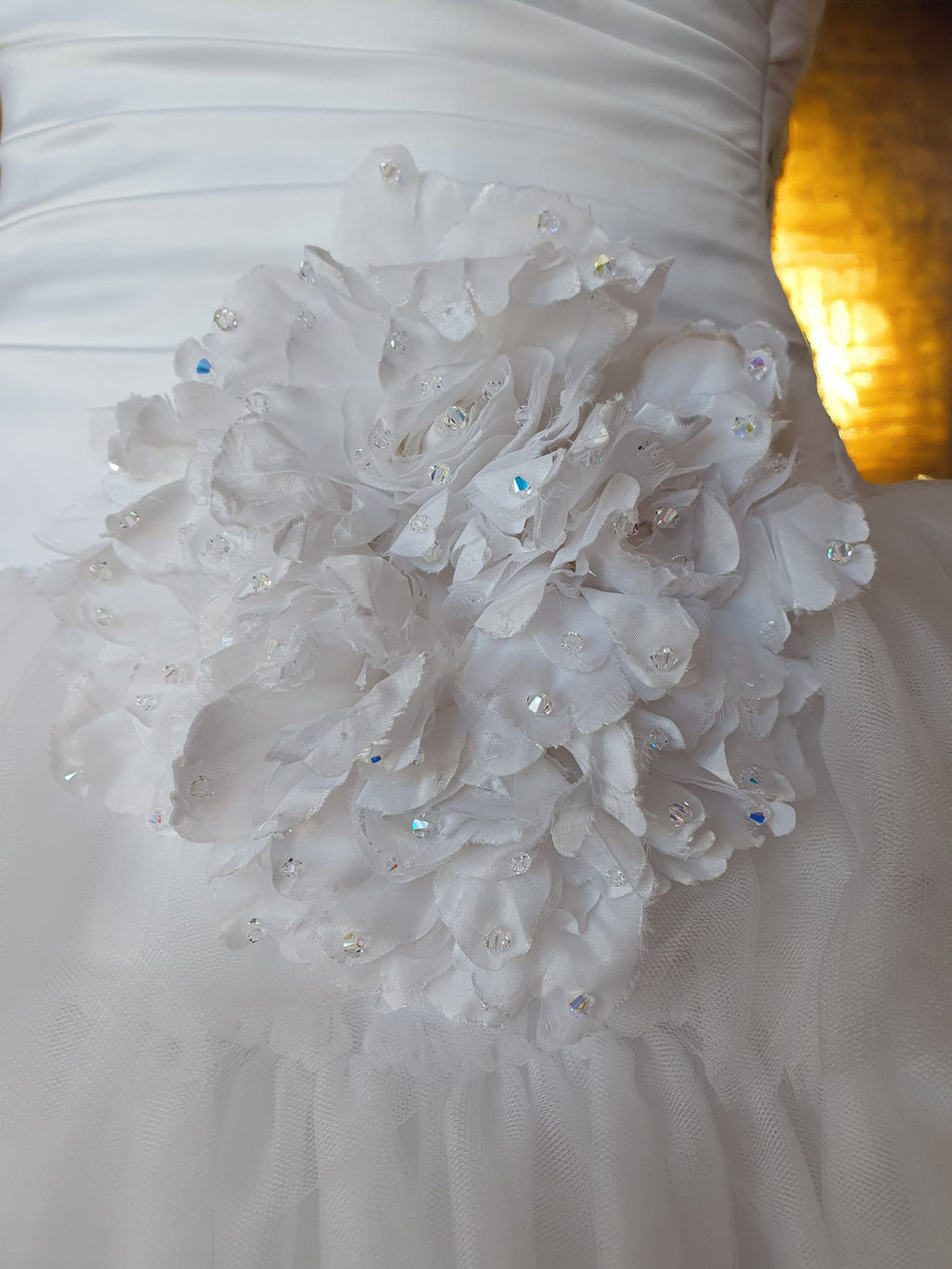 Brides by Mancini Waterfall Gown
