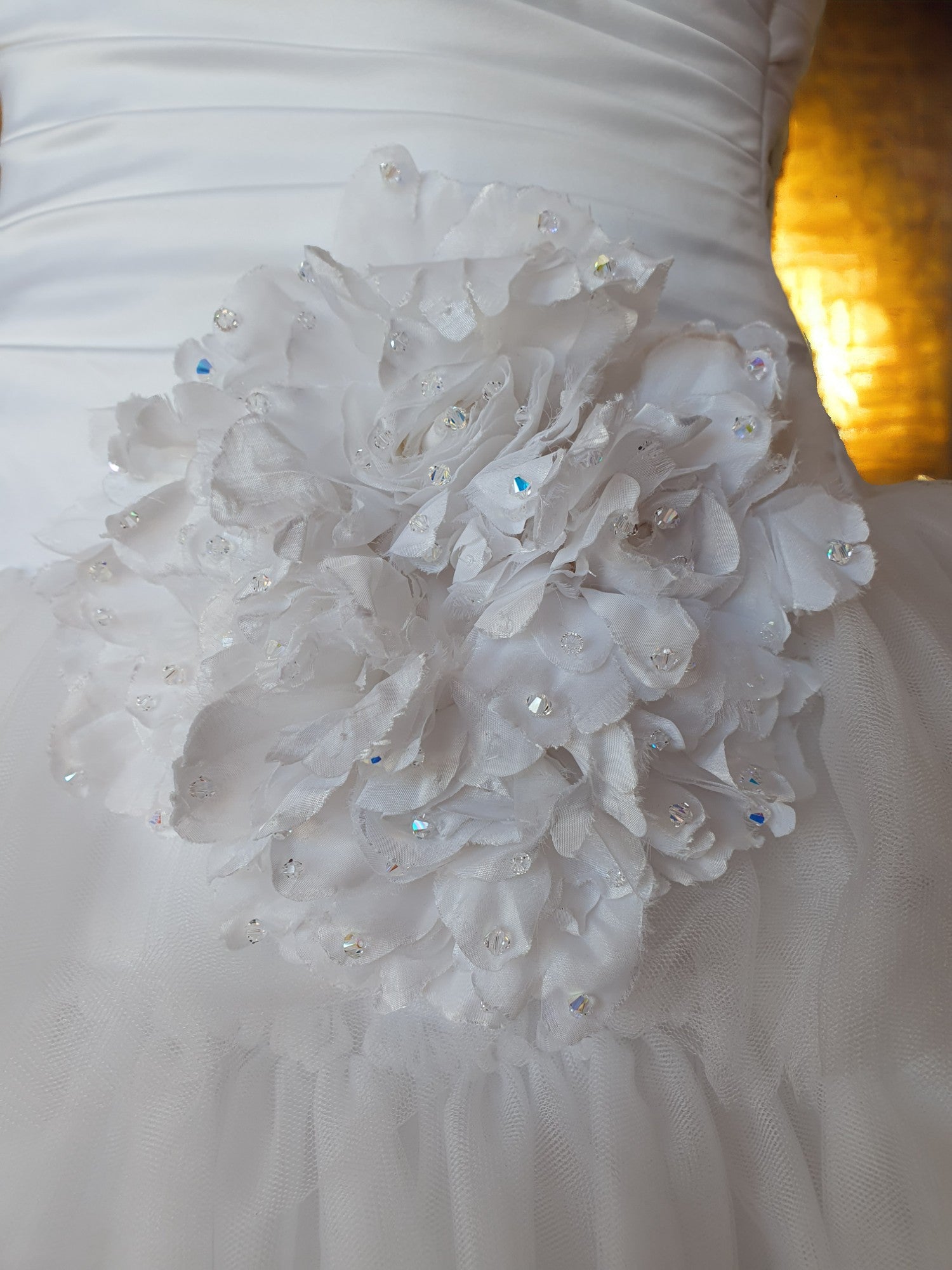 Brides by Mancini Waterfall Gown