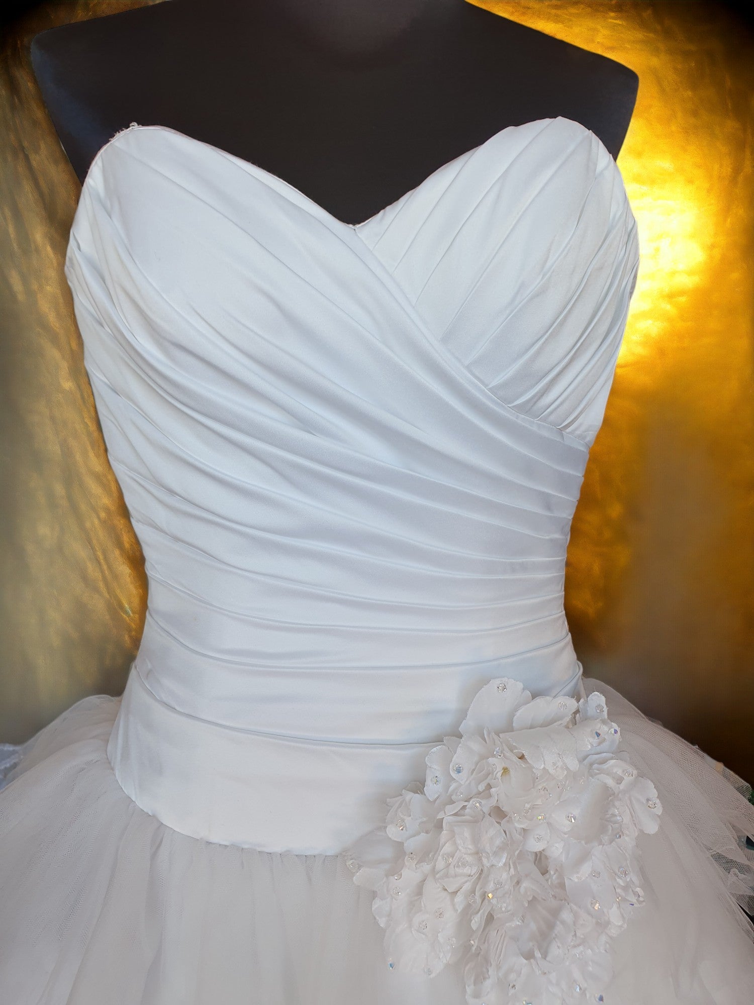 Brides by Mancini Waterfall Gown
