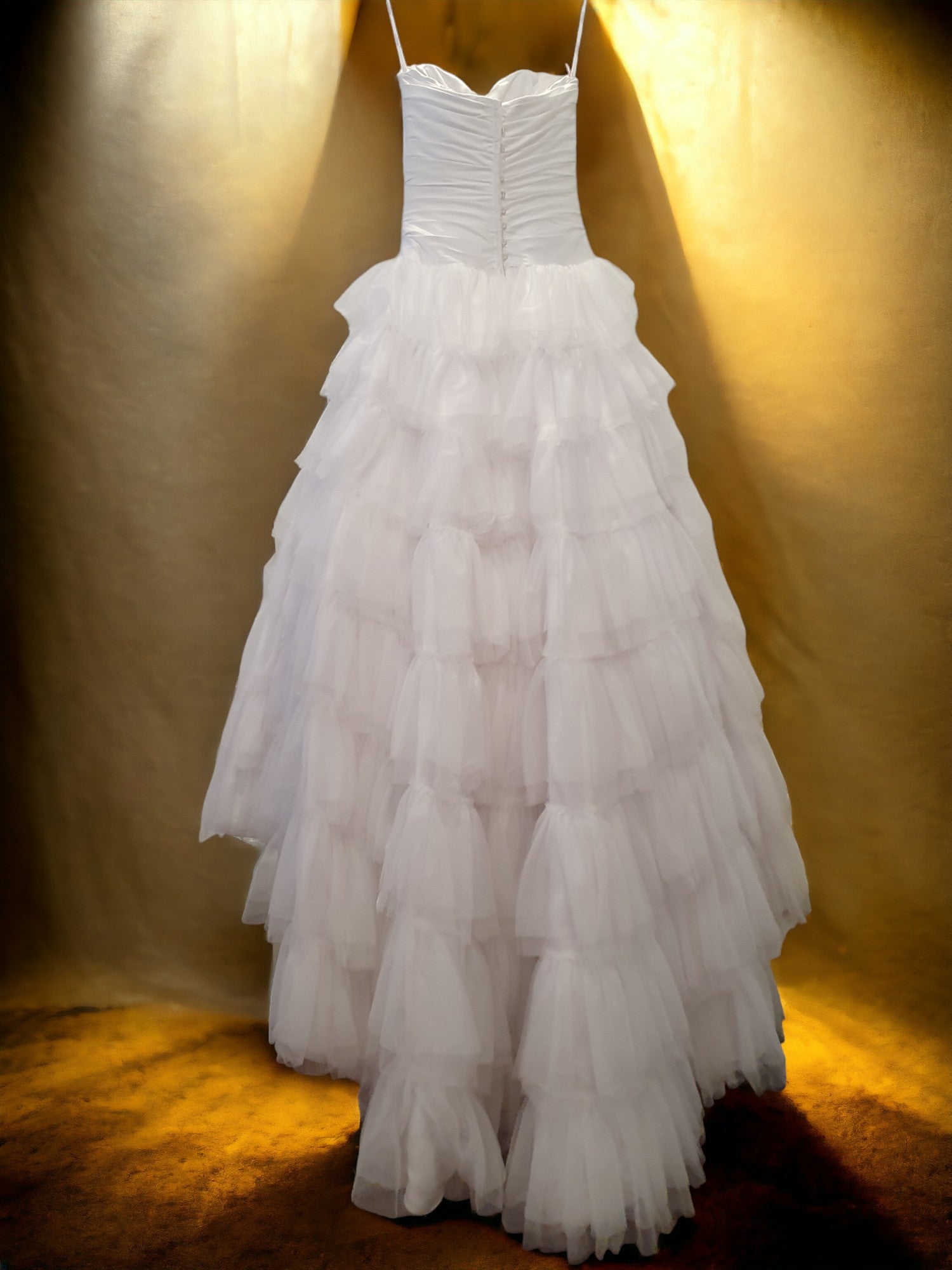 Brides by Mancini Waterfall Gown