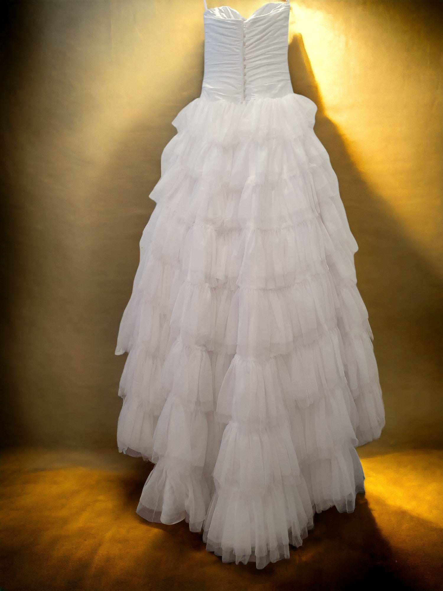 Brides by Mancini Waterfall Gown