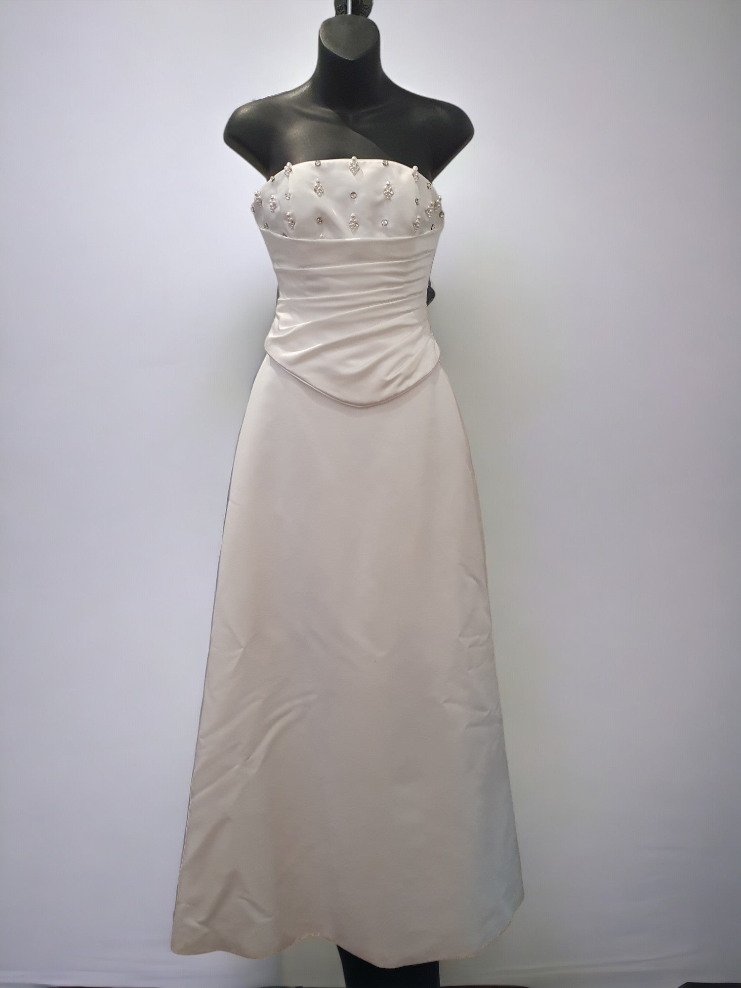 Two-Piece Strapless Corset Gown