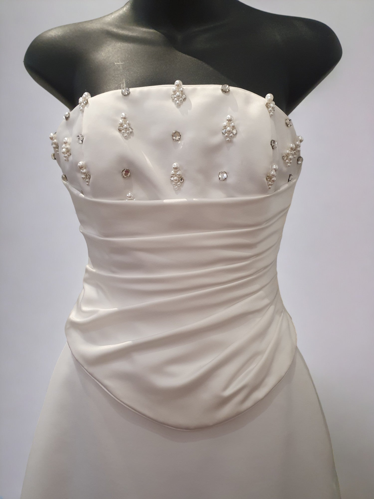 Two-Piece Strapless Corset Gown
