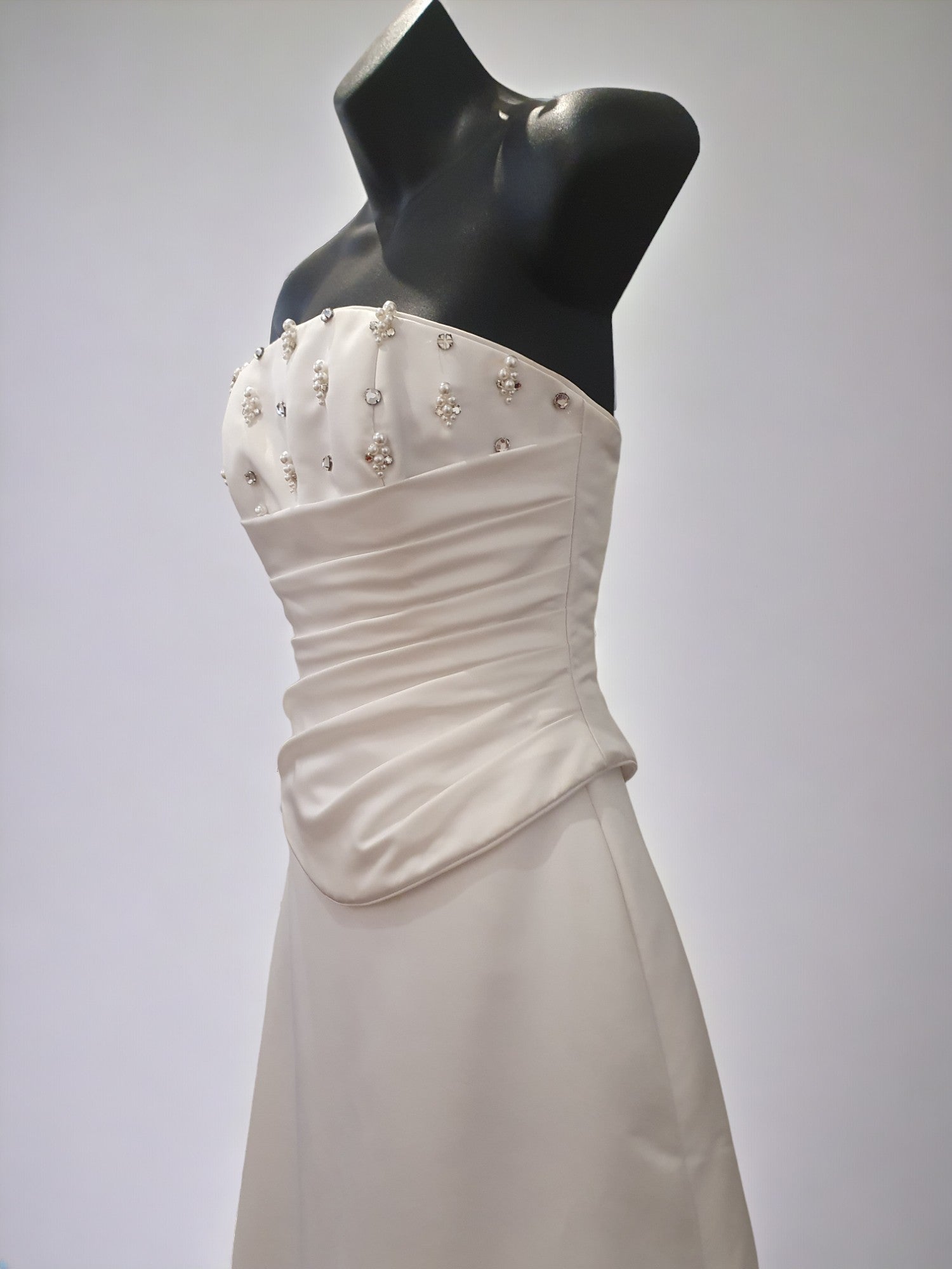 Two-Piece Strapless Corset Gown