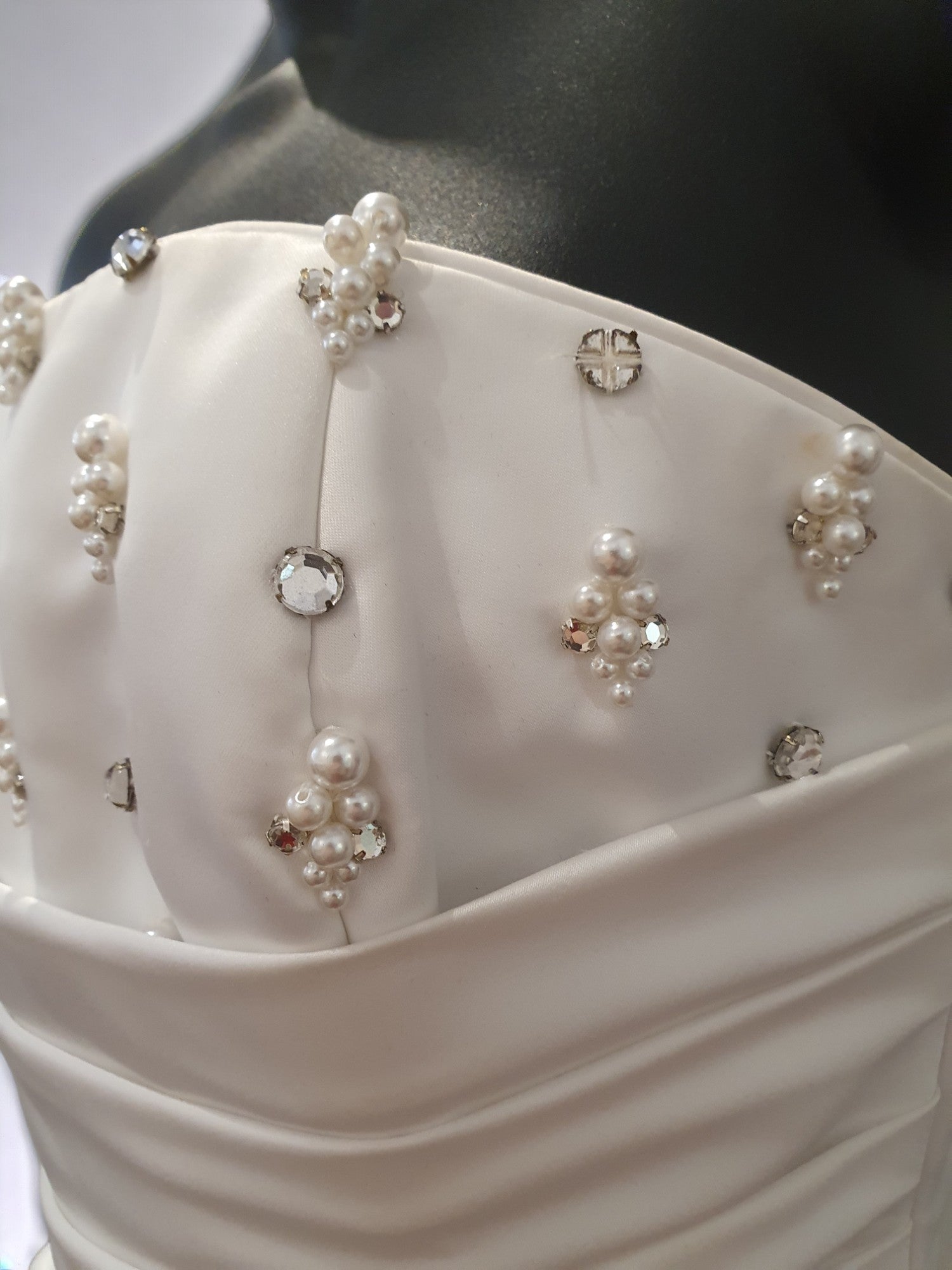 Two-Piece Strapless Corset Gown